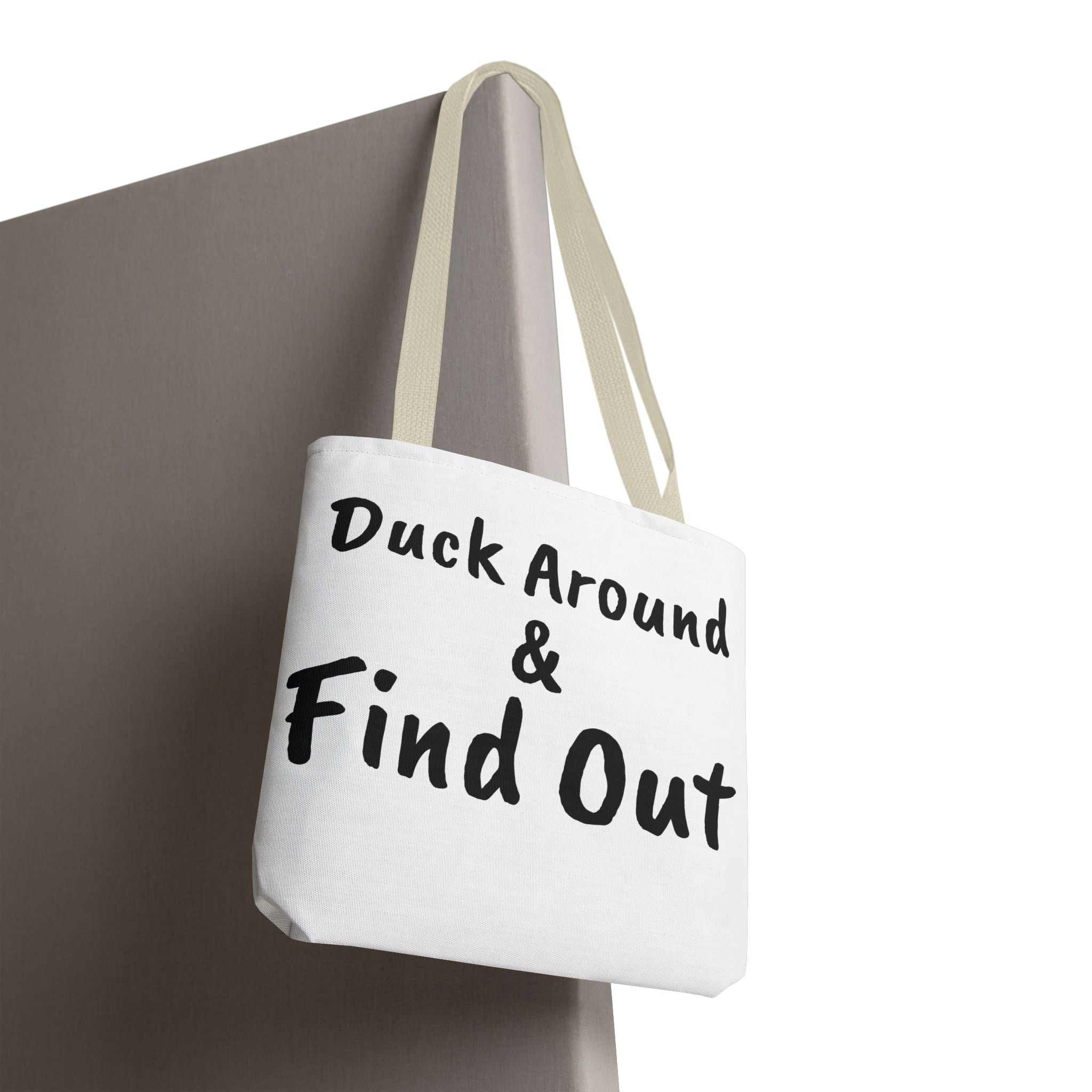 Duck Around Find Out Hoodie | Funny Phrase Pullover Sweatshirt