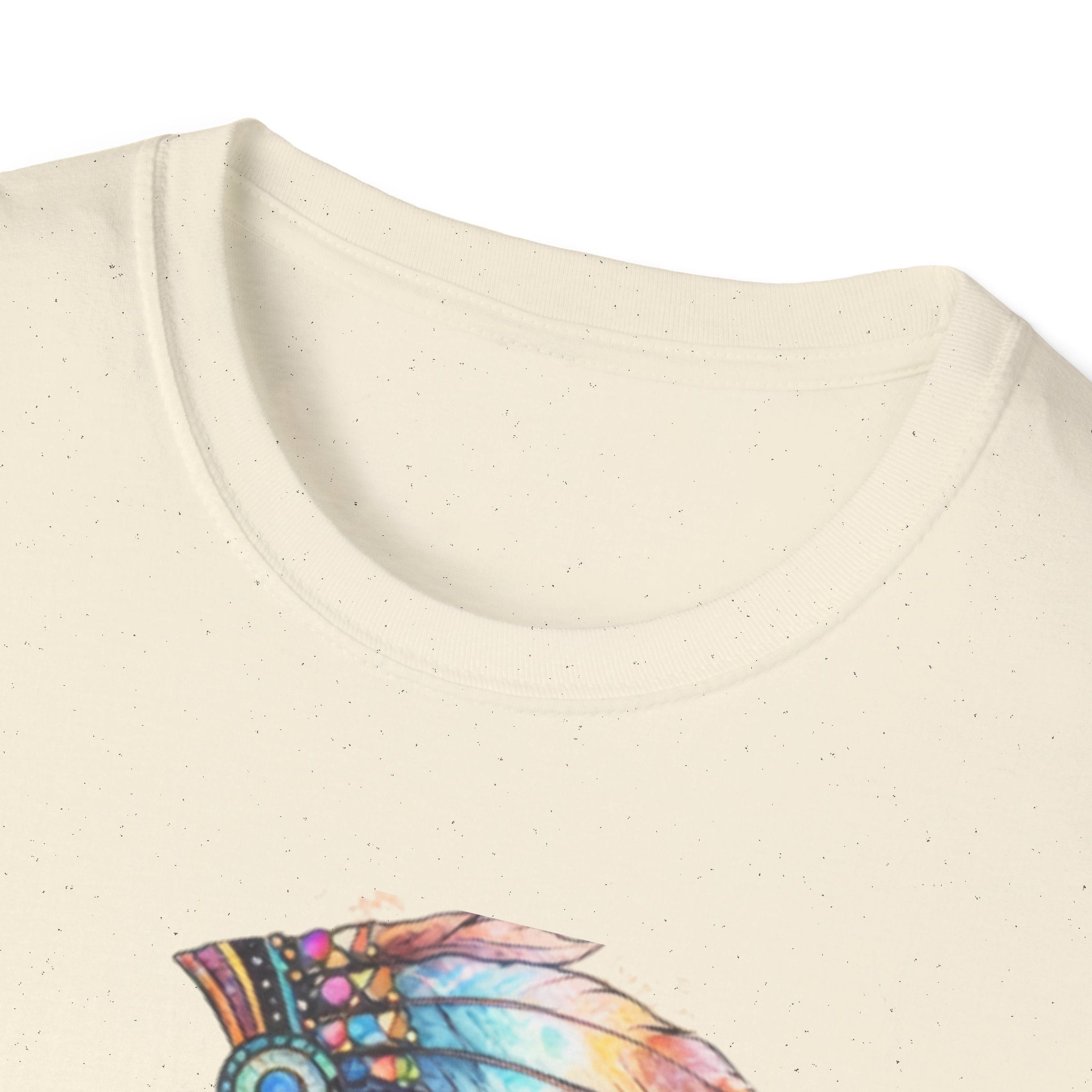 Native American Watercolor Headdress T-Shirt