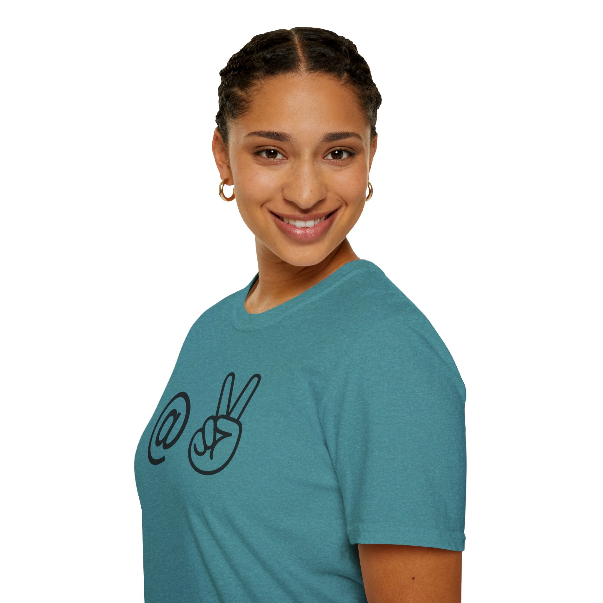 At Peace T-Shirt — Minimalist Graphic Tee