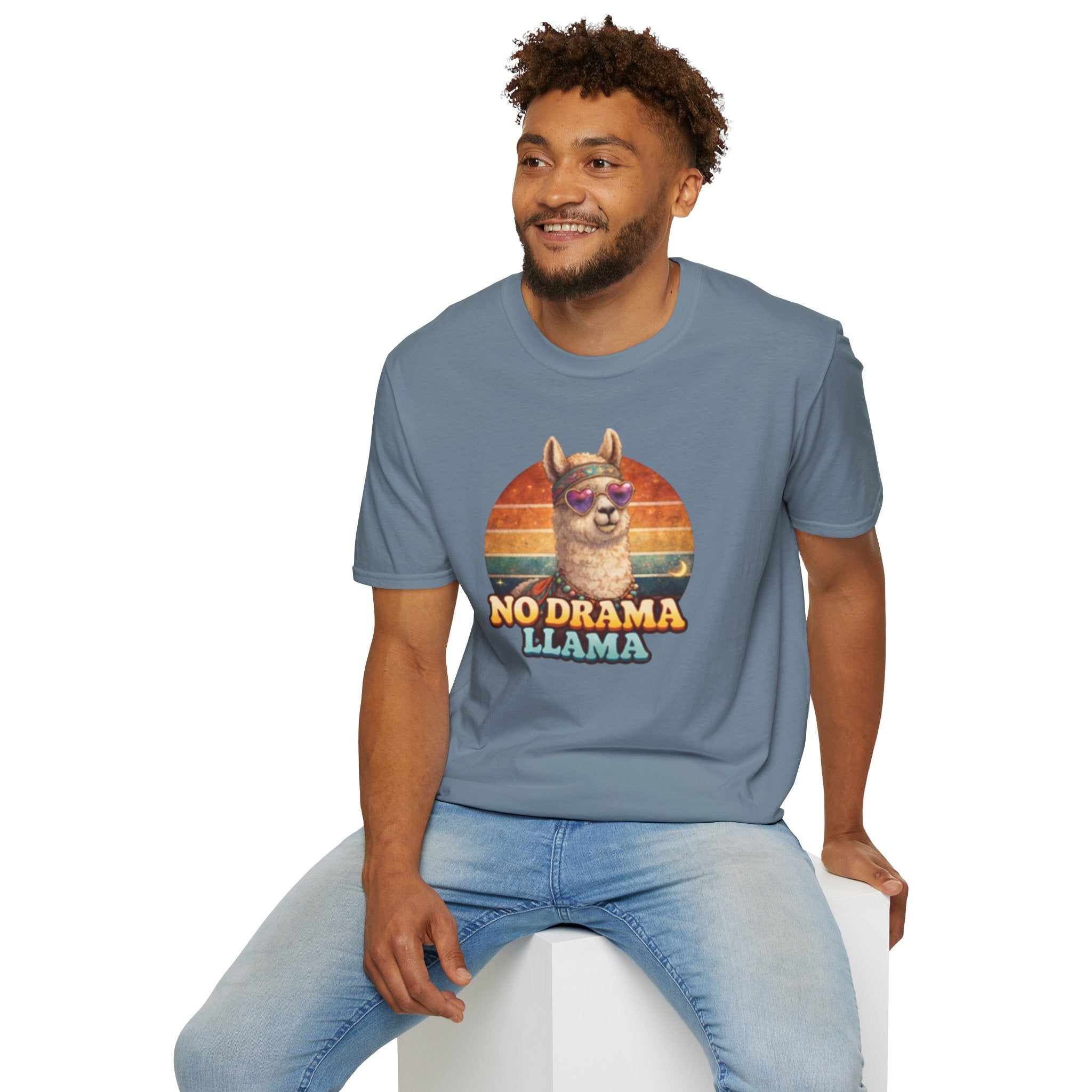 No Drama Llama Unisex Softstyle T-Shirt