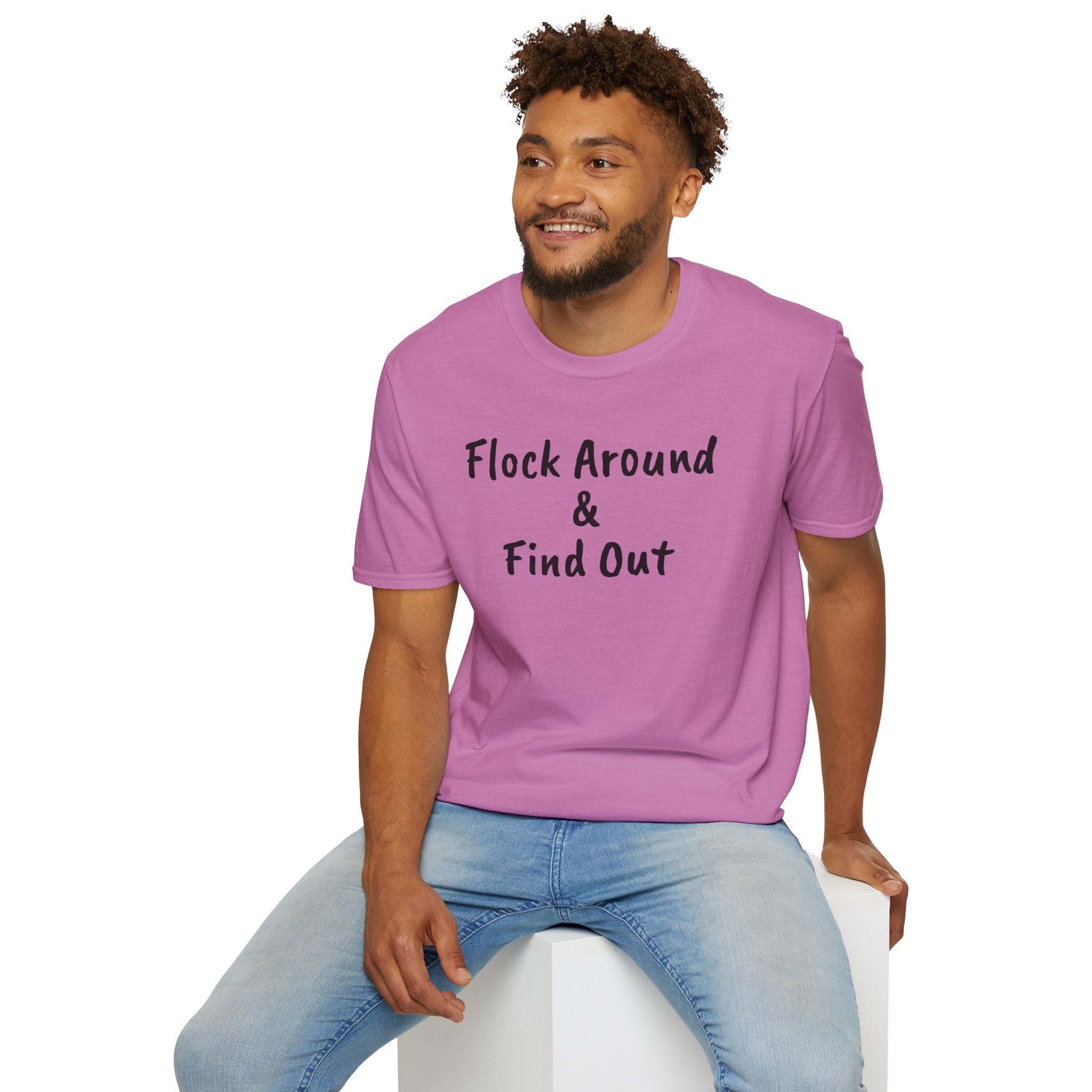 Copy of Flock Around and Find Out — Distressed Embroidered Dad Hat