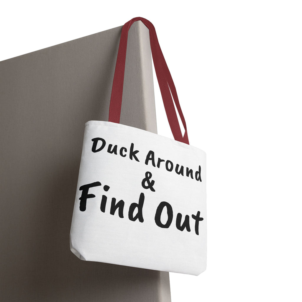Duck Around Find Out Hoodie | Funny Phrase Pullover Sweatshirt