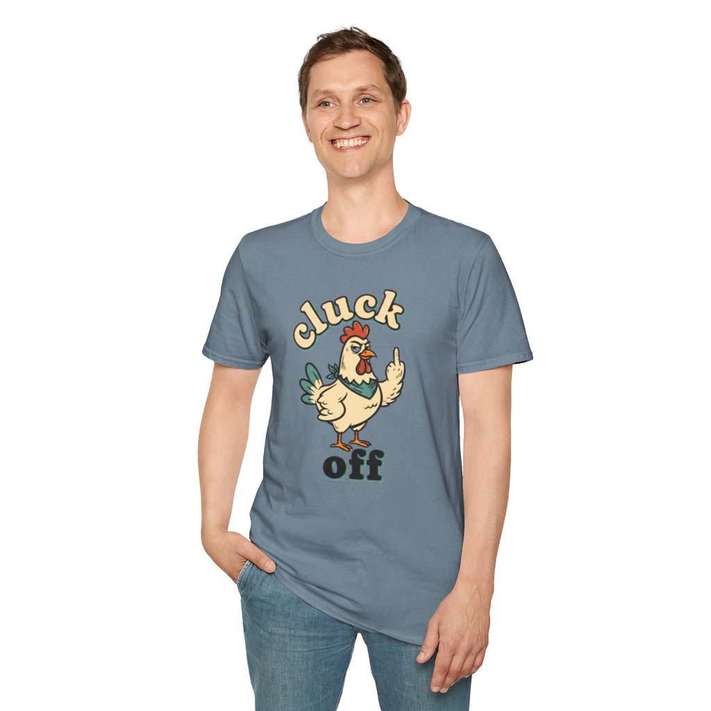 Cluck Off Chicken T-Shirt — Funny Retro Fowl Graphic Tee