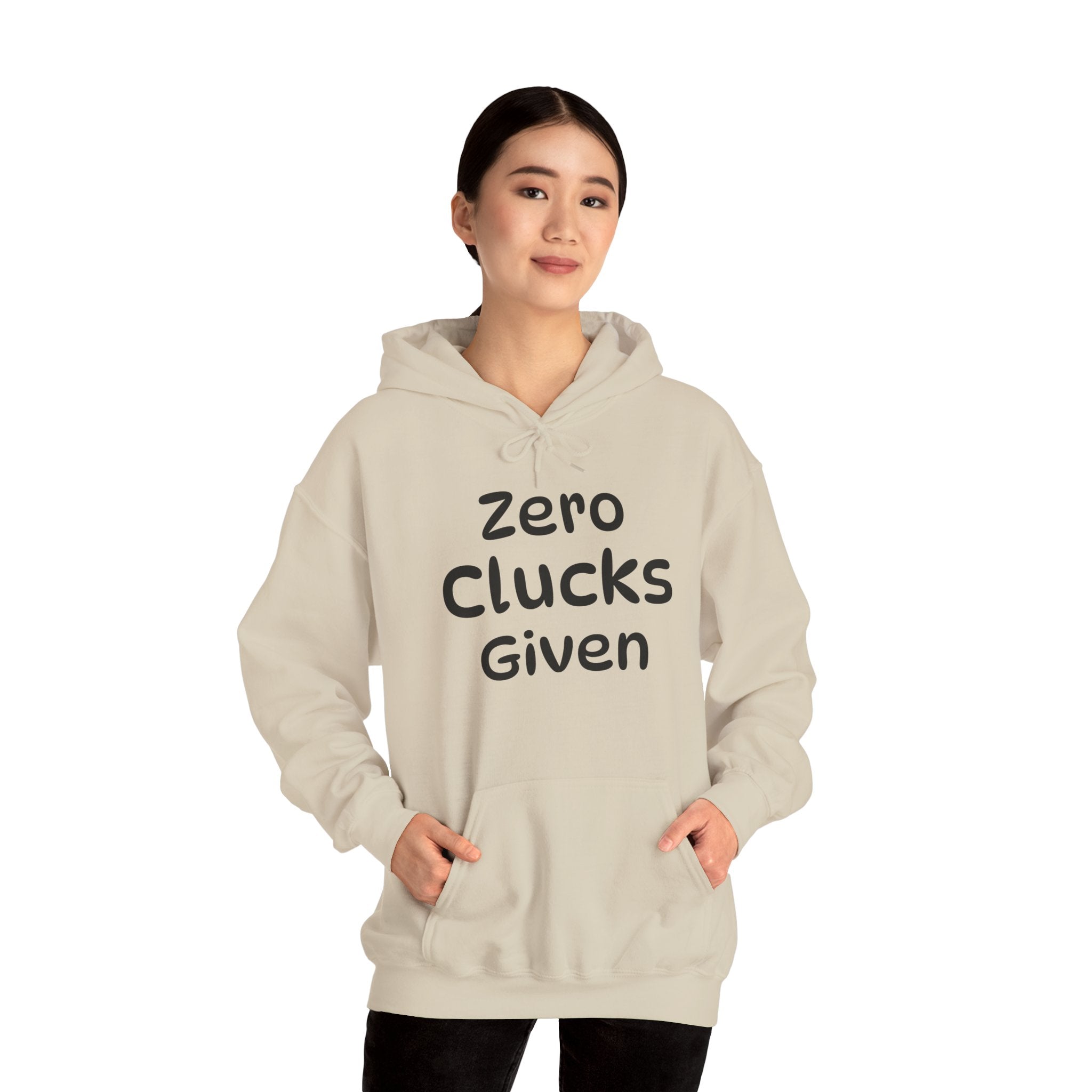 Zero Clucks Given Unisex Heavy Blend™ Hooded Sweatshirt