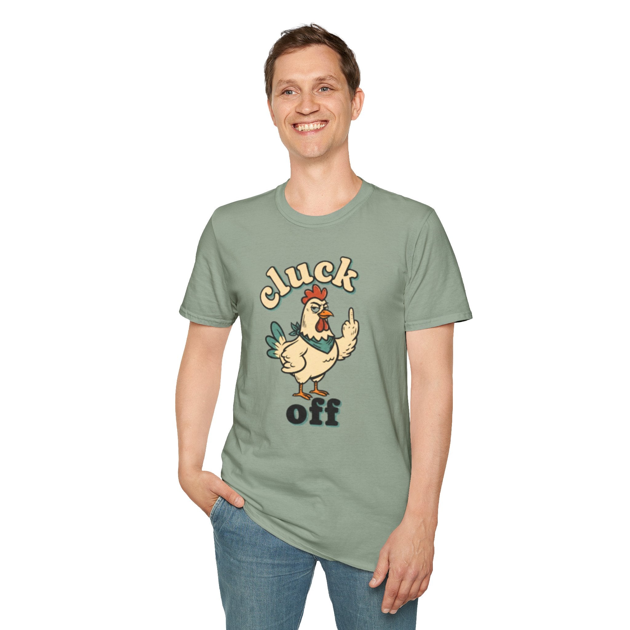 Cluck Off Chicken T-Shirt — Funny Retro Fowl Graphic Tee