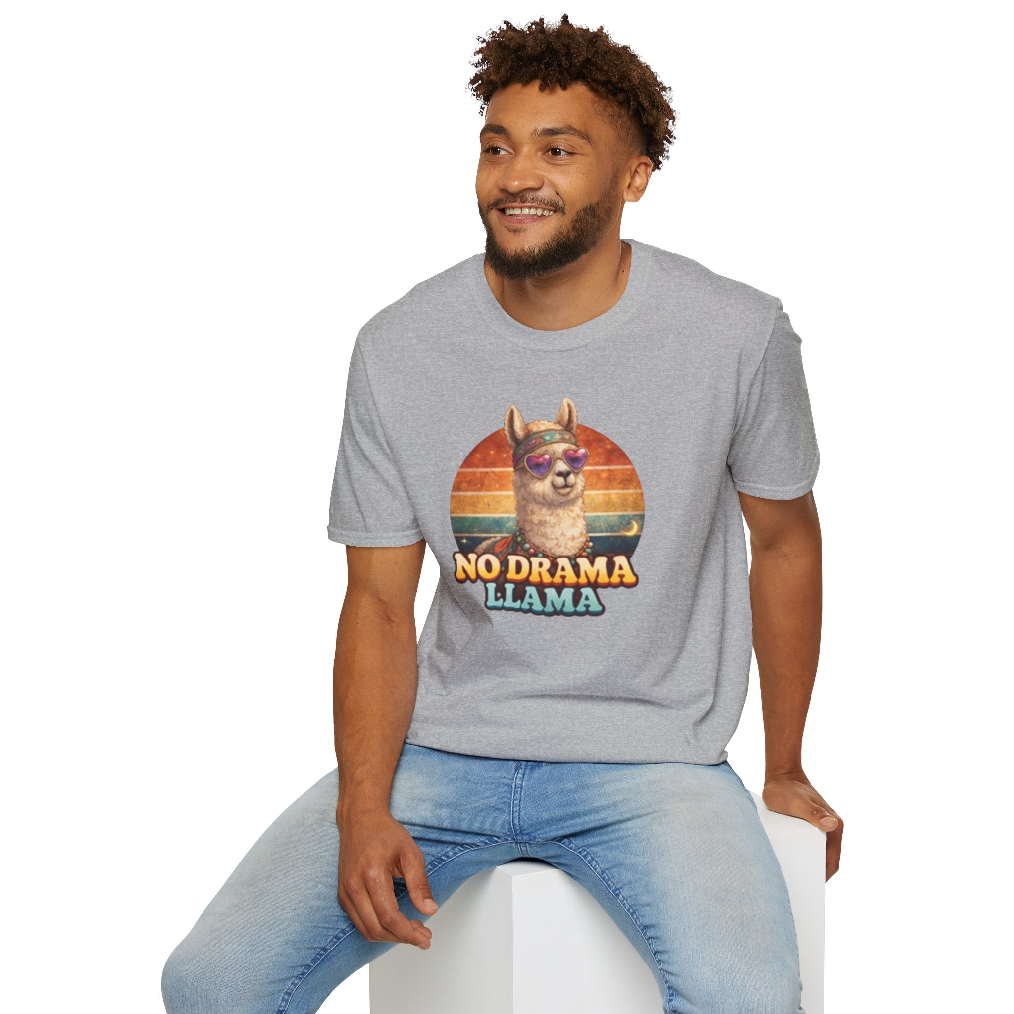 No Drama Llama Unisex Softstyle T-Shirt