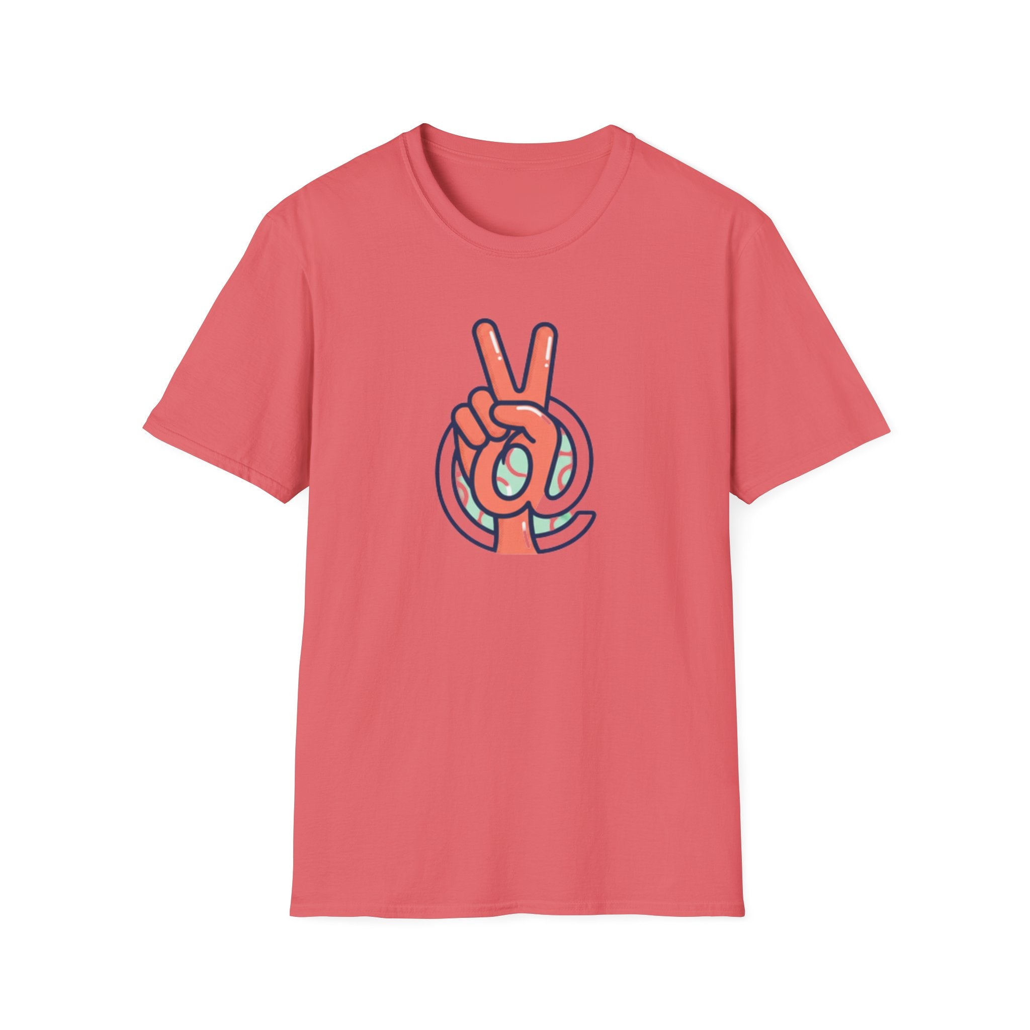 Peace Sign Hand T-Shirt | Retro Vibes, Minimal Graphic