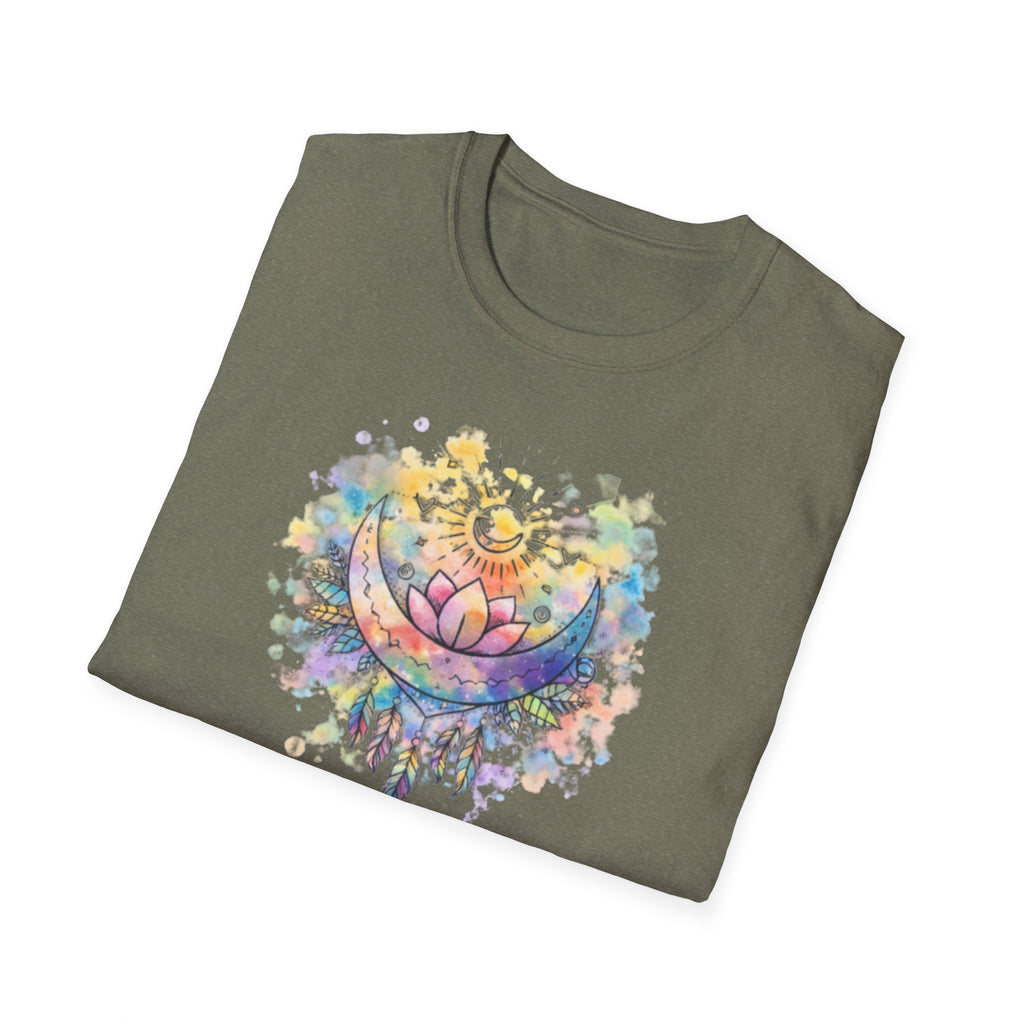 Lotus Dreamcatcher Watercolor T-Shirt — Sun & Feather Spiritual Tee