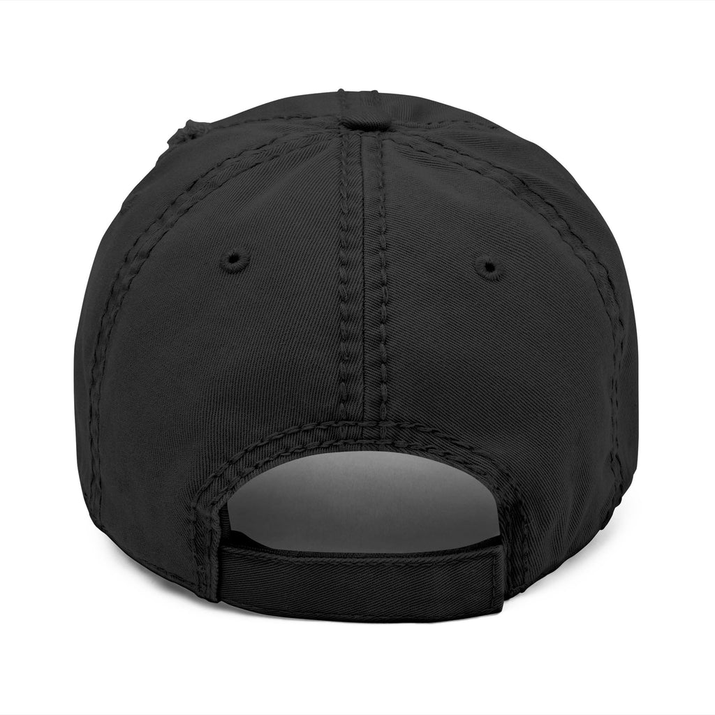 Zero Clucks Given Distressed Dad Hat — Embroidered Cotton Cap
