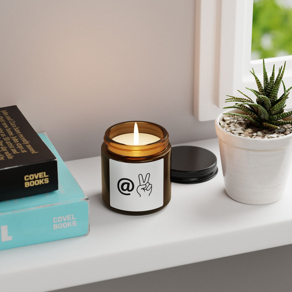 At Peace Amber Jar Soy Candle