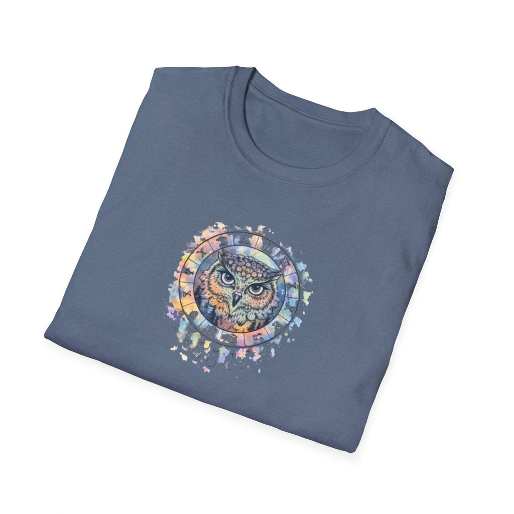 Watercolor Owl Mandala Spiritual T-Shirt Unisex