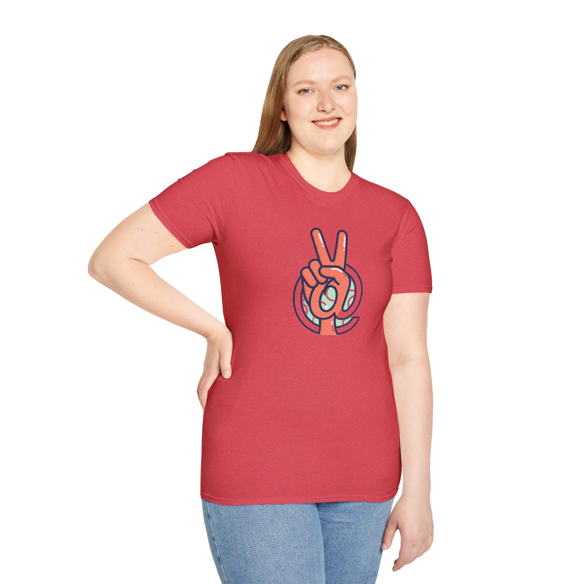 Peace Sign Hand T-Shirt | Retro Vibes, Minimal Graphic