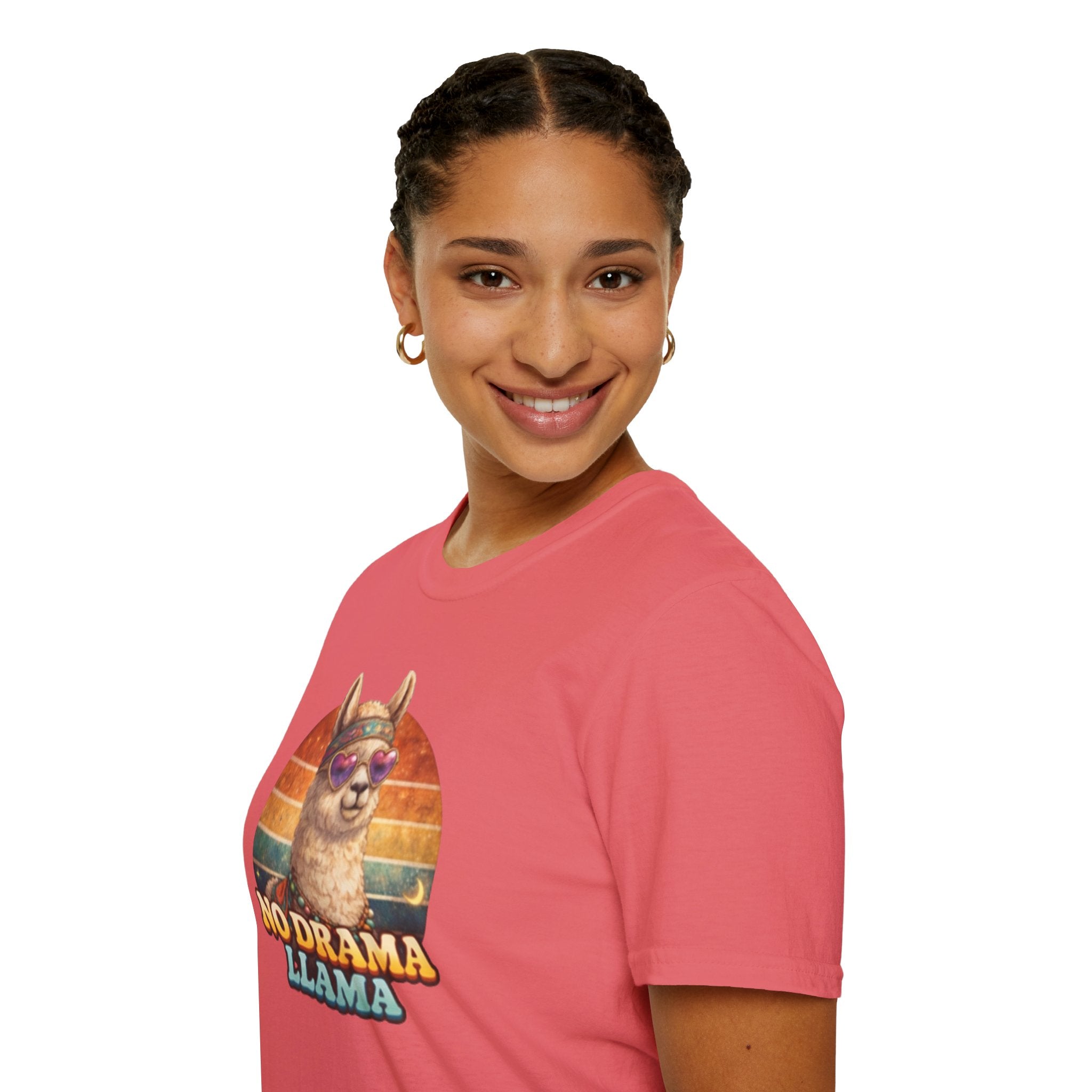 No Drama Llama Unisex Softstyle T-Shirt