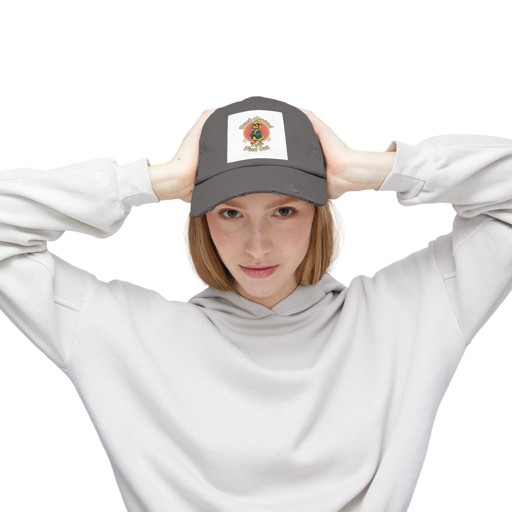 Duck Around and Find Out — Vintage Cartoon Distressed Cap