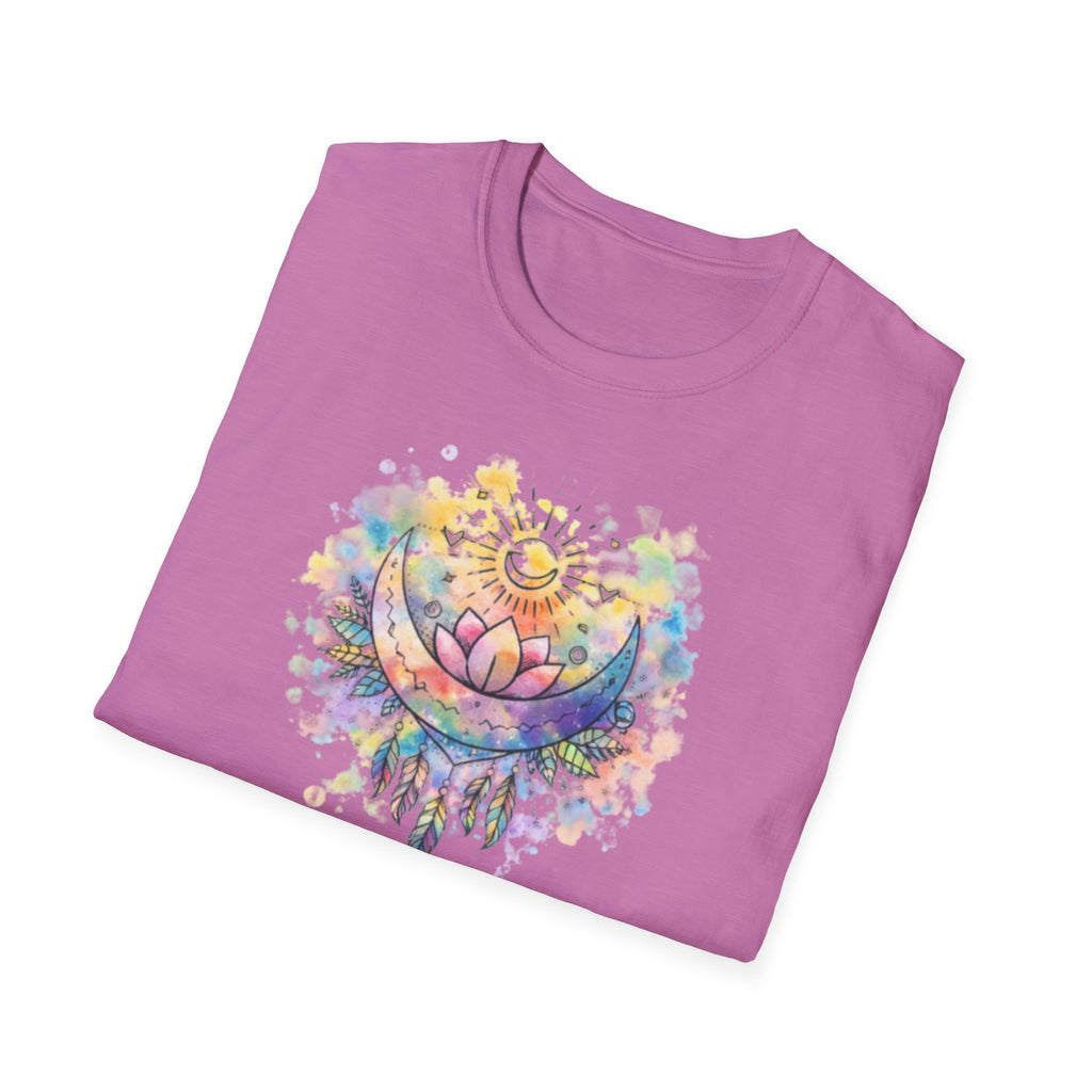 Lotus Dreamcatcher Watercolor T-Shirt — Sun & Feather Spiritual Tee