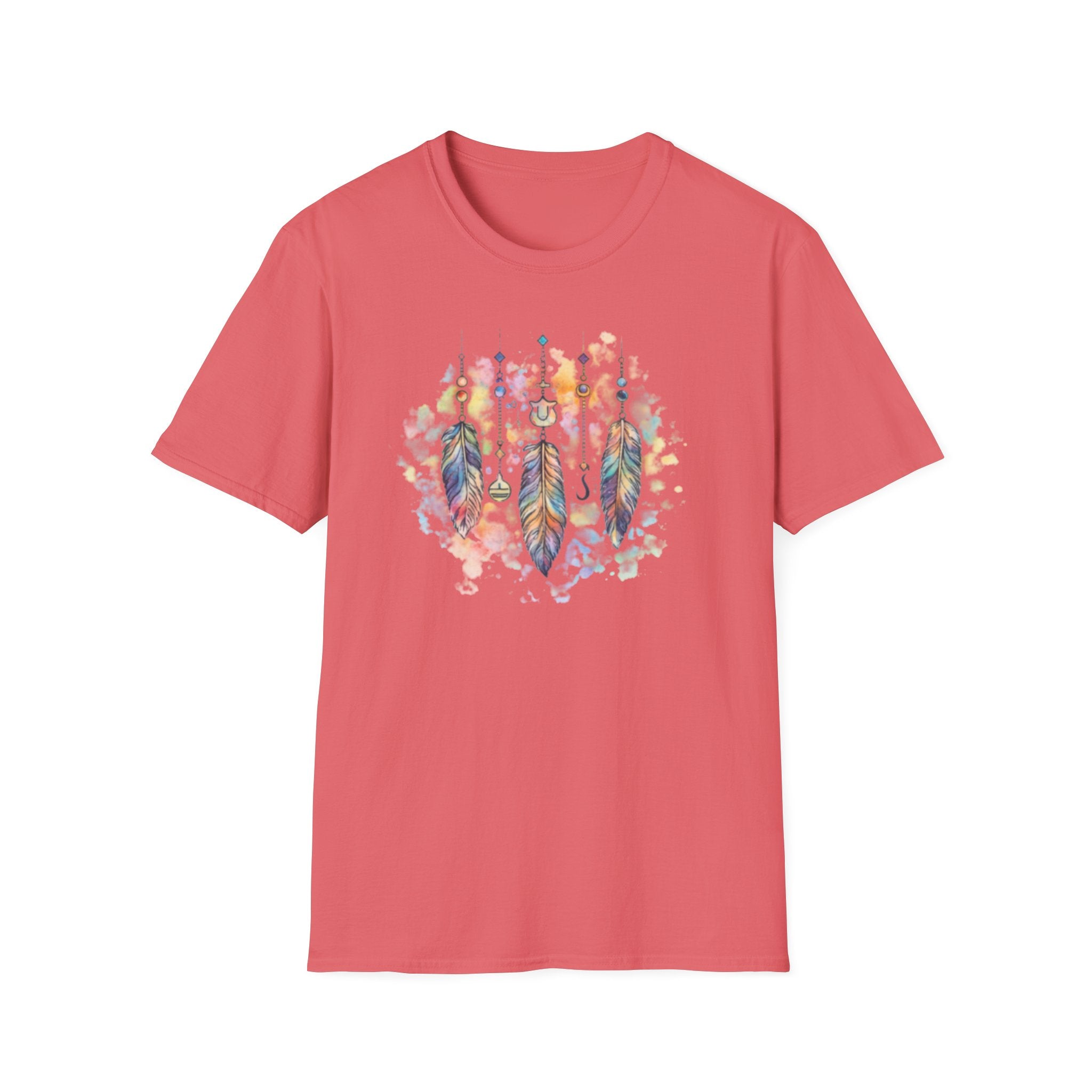 Watercolor Dreamcatcher T-Shirt — Boho Feather Graphic Tee