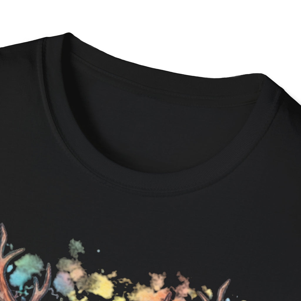Boho Antler Dreamcatcher Watercolor T-Shirt