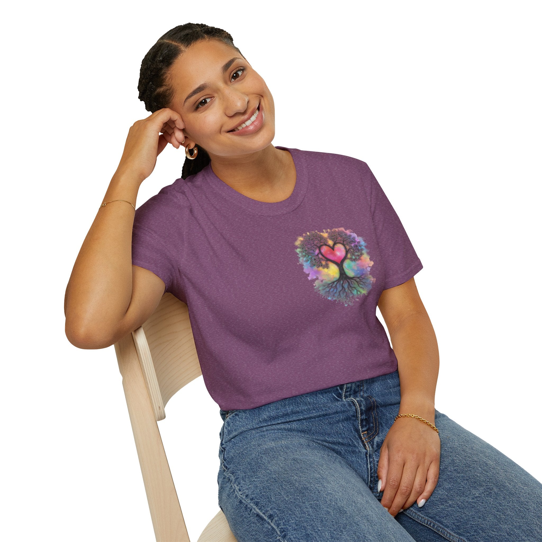 Rainbow Tree of Life Graphic T-Shirt