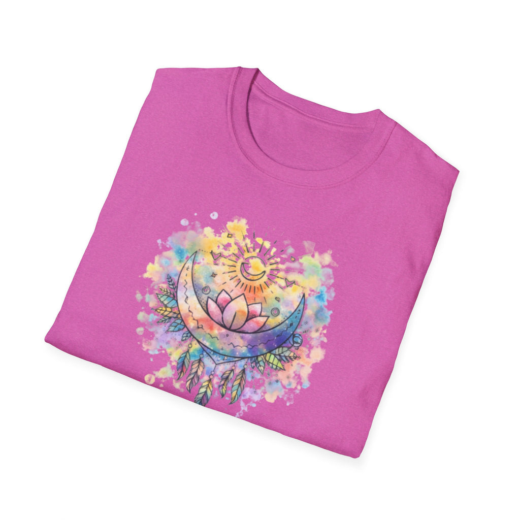 Lotus Dreamcatcher Watercolor T-Shirt — Sun & Feather Spiritual Tee