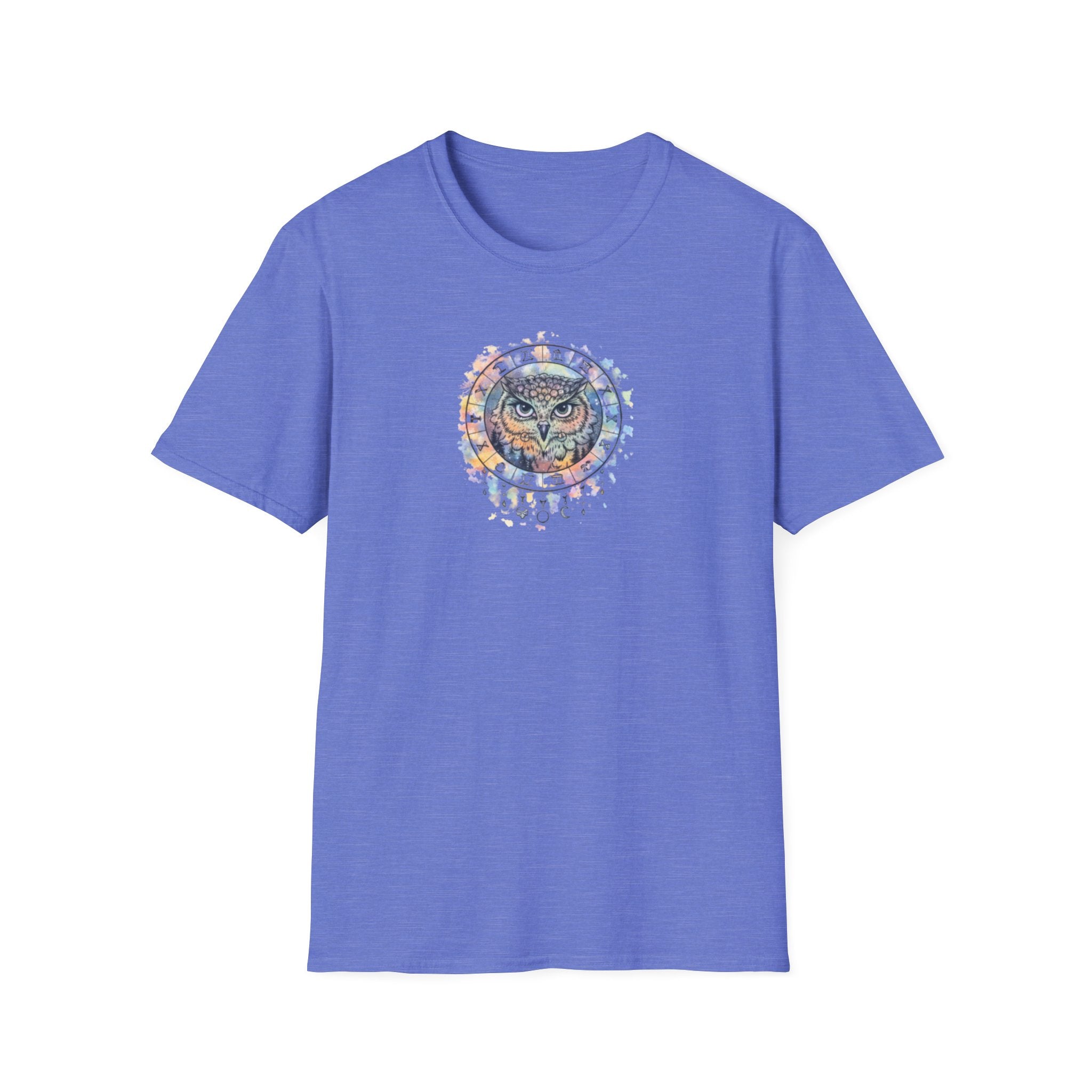 Watercolor Owl Mandala Spiritual T-Shirt Unisex