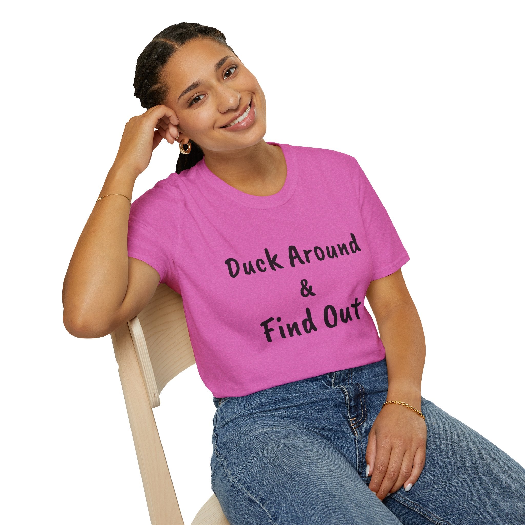 "Duck Around and Find Out" Tee — Women's Softstyle T-Shirt
