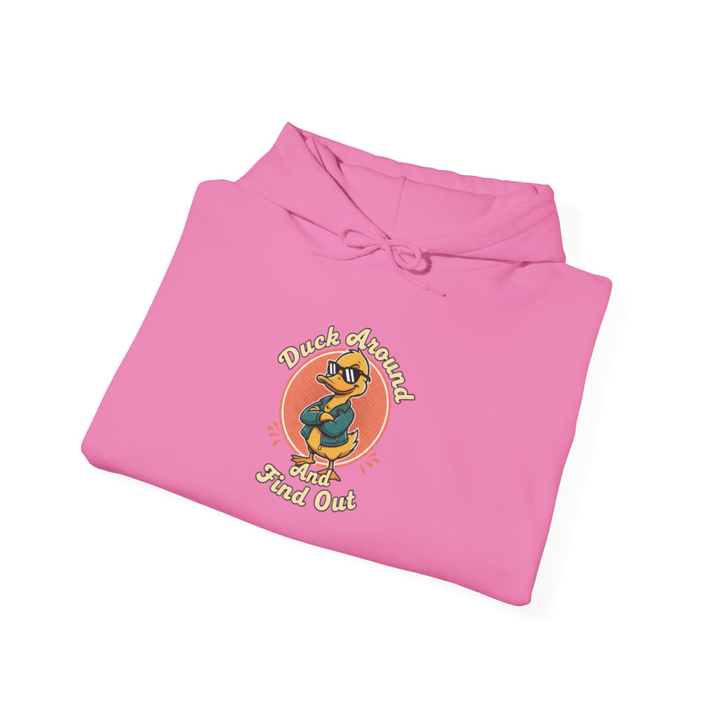 Duck Around and Find Out Hoodie — Funny Duck Graphic Hoodie