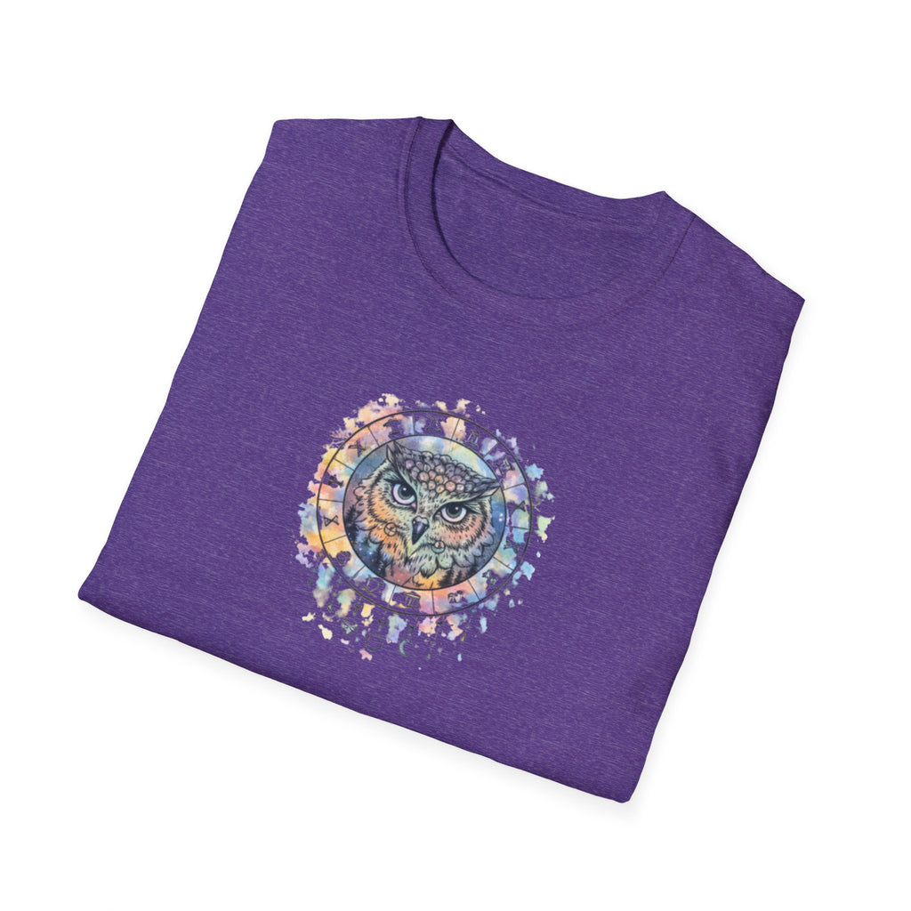 Watercolor Owl Mandala Spiritual T-Shirt Unisex