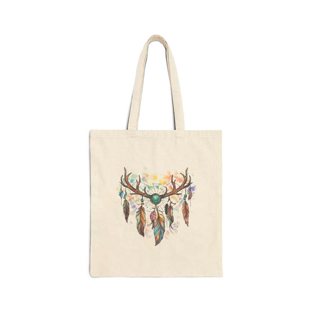 Boho Antler Dreamcatcher Tote
