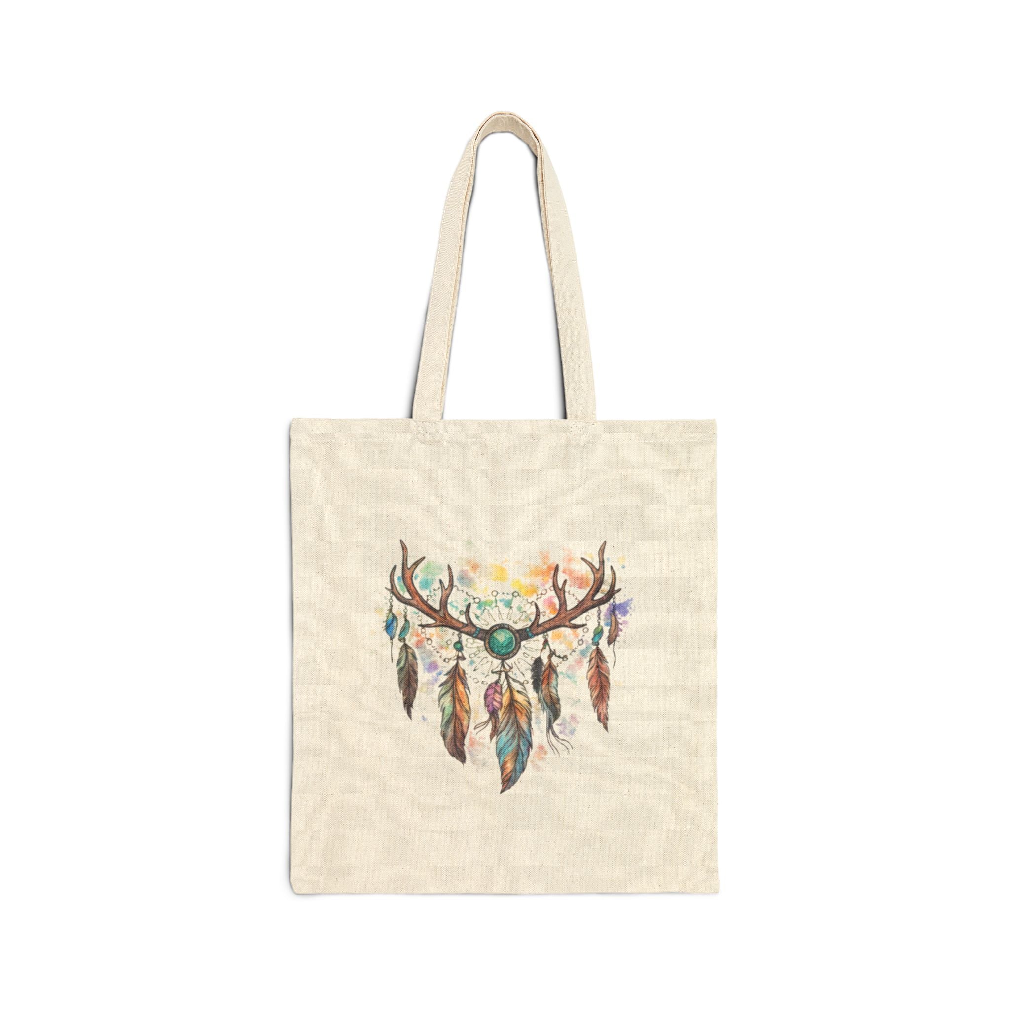 Boho Antler Dreamcatcher Tote