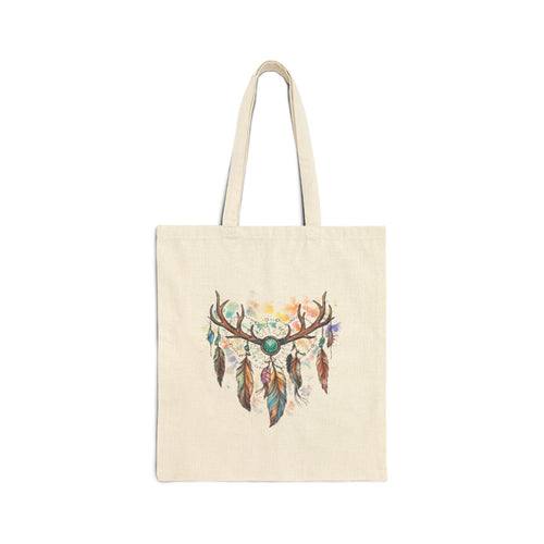 Boho Antler Dreamcatcher Tote