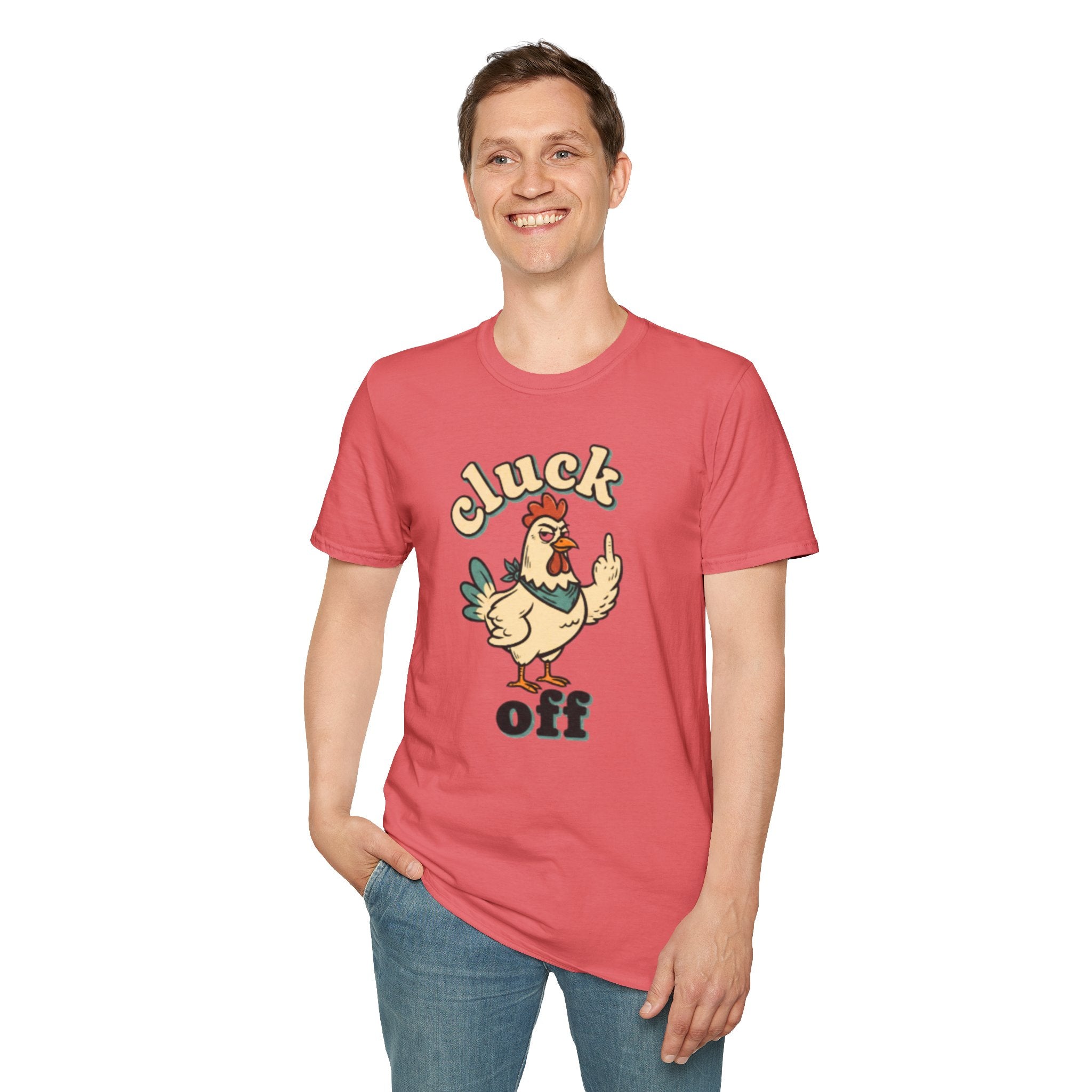 Cluck Off Chicken T-Shirt — Funny Retro Fowl Graphic Tee