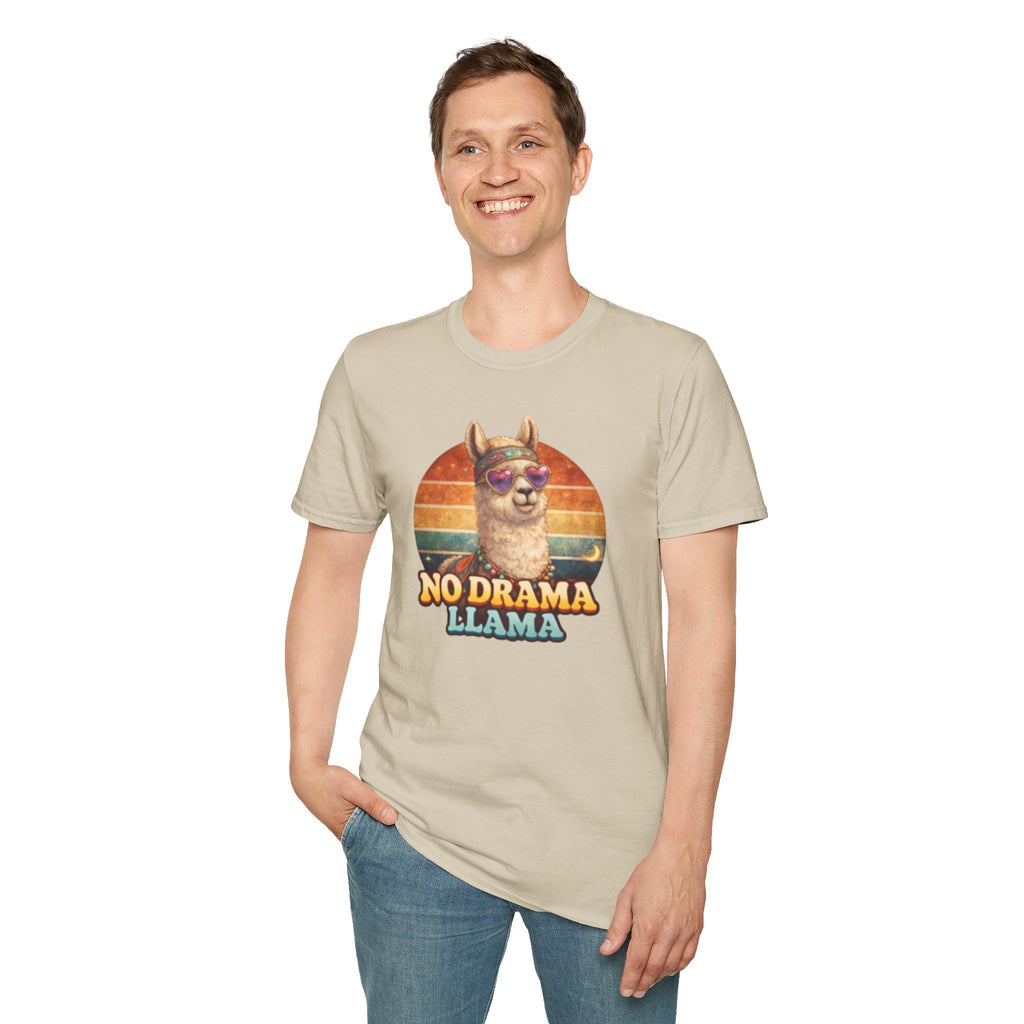 No Drama Llama Unisex Softstyle T-Shirt