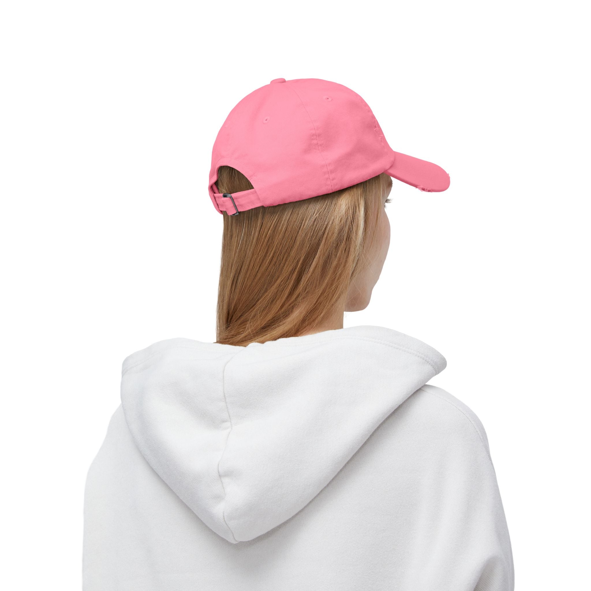 Peace Vintage Distressed Cap — Retro Rainbow Peace Sign Hat