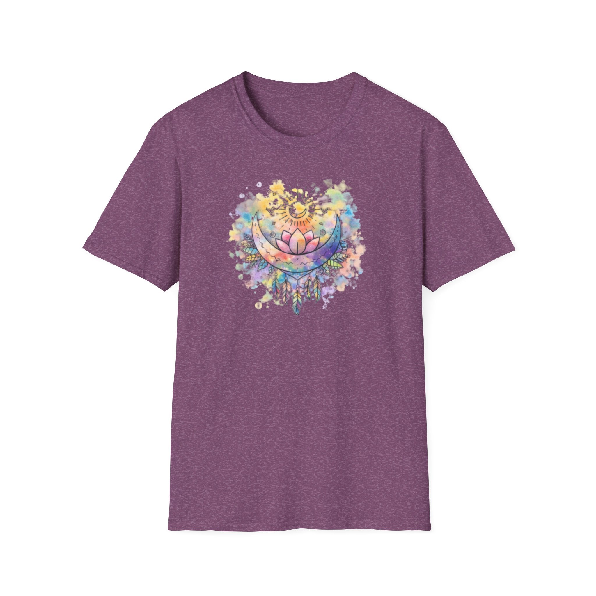 Lotus Dreamcatcher Watercolor T-Shirt — Sun & Feather Spiritual Tee