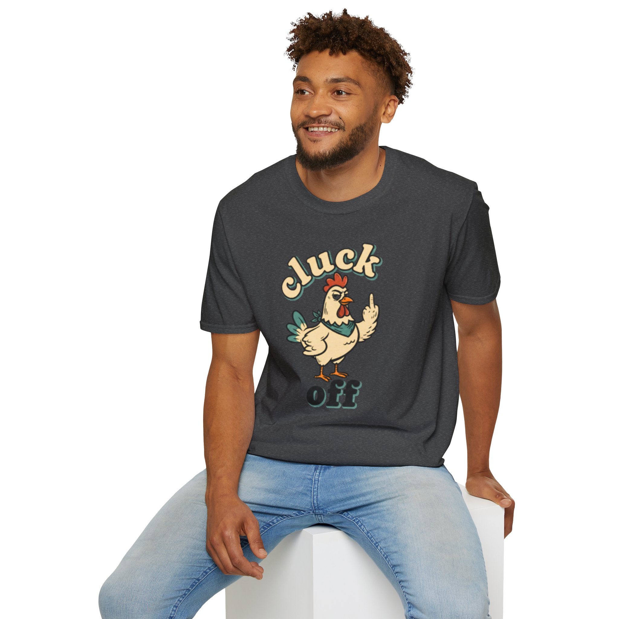 Cluck Off Chicken T-Shirt — Funny Retro Fowl Graphic Tee