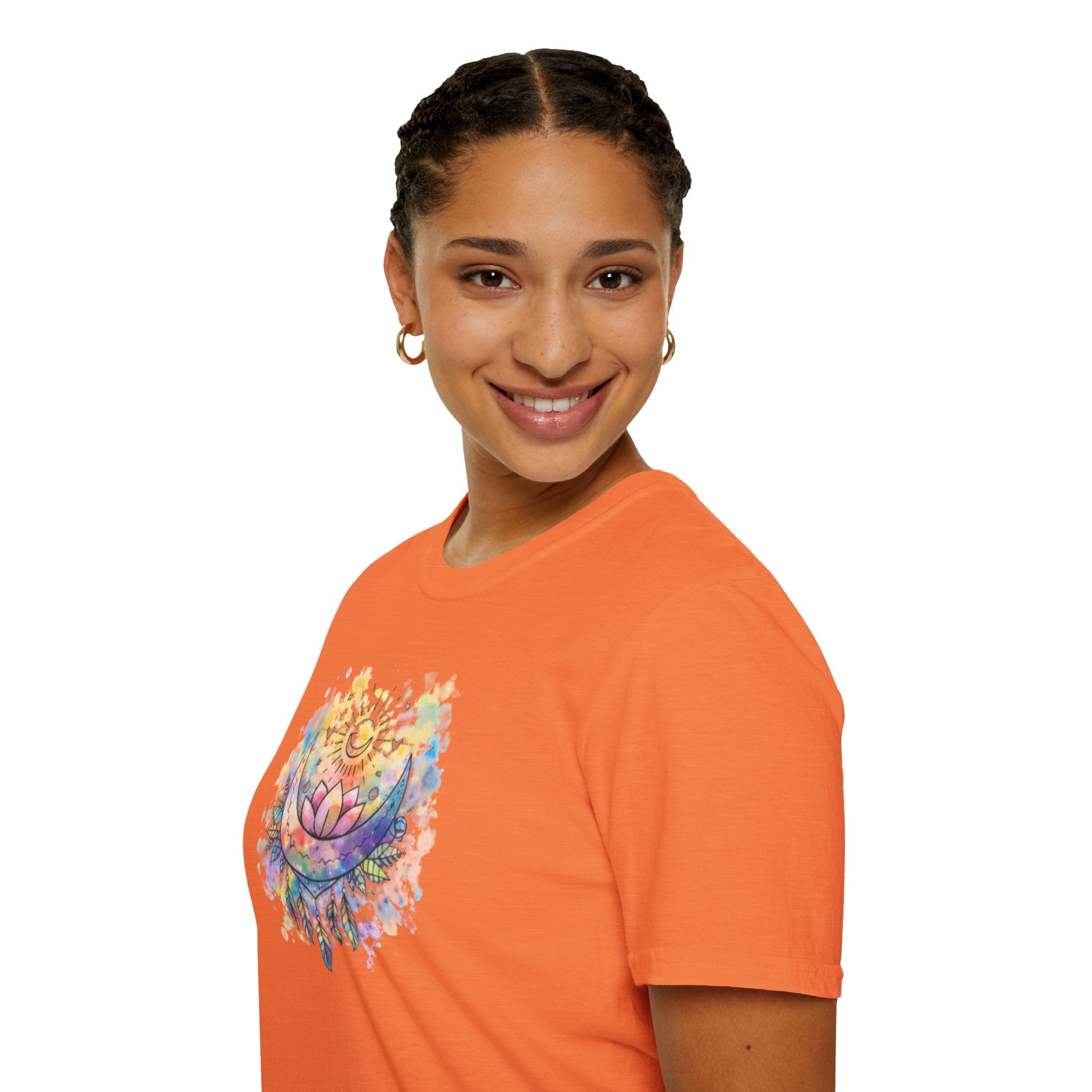 Lotus Dreamcatcher Watercolor T-Shirt — Sun & Feather Spiritual Tee