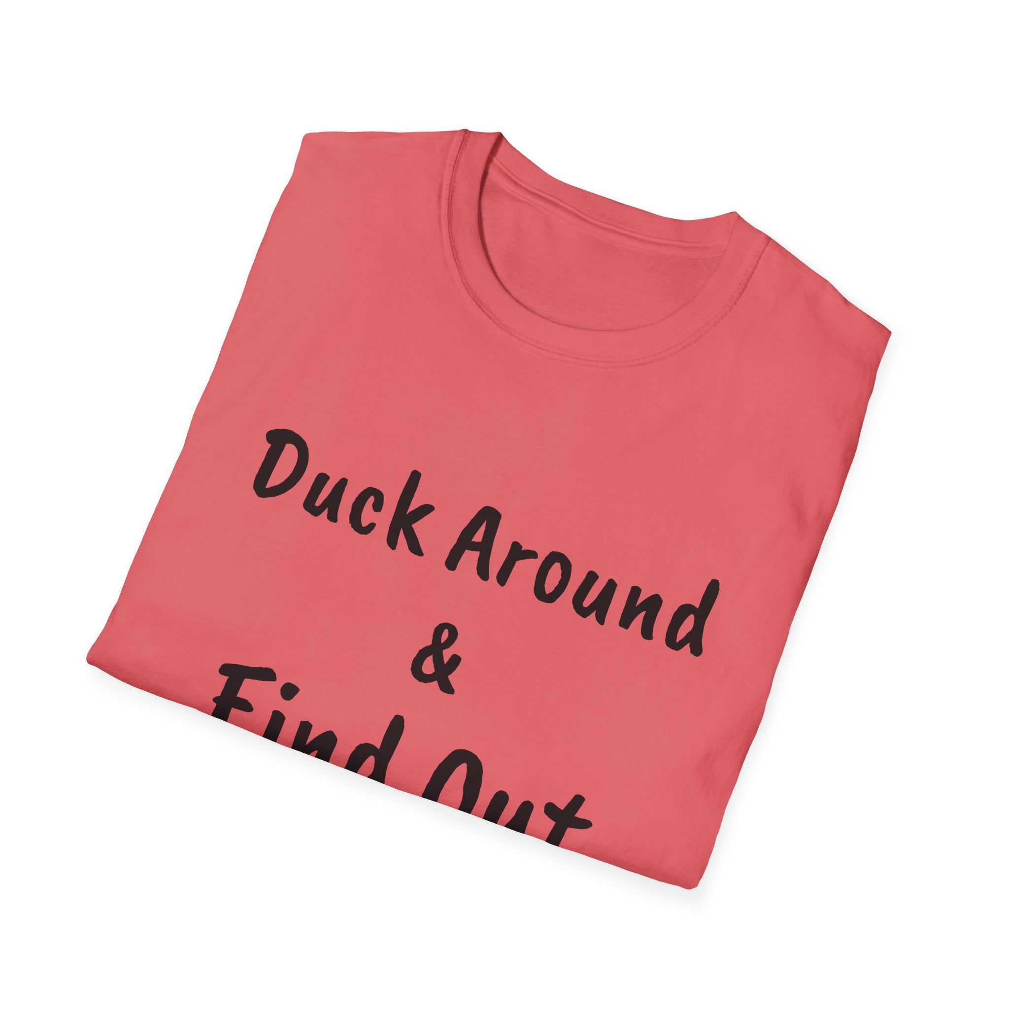 "Duck Around and Find Out" Tee — Women's Softstyle T-Shirt