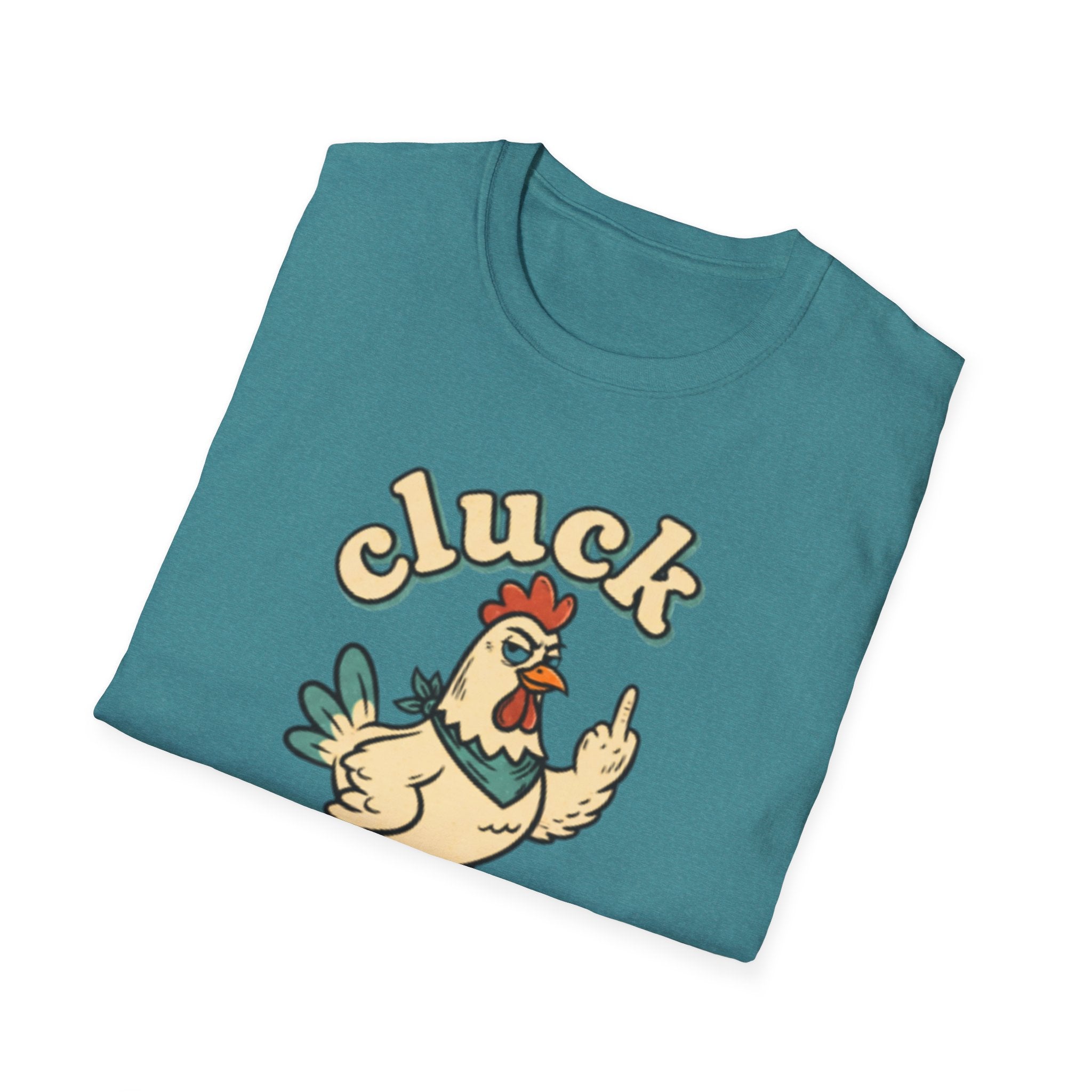 Cluck Off Chicken T-Shirt — Funny Retro Fowl Graphic Tee