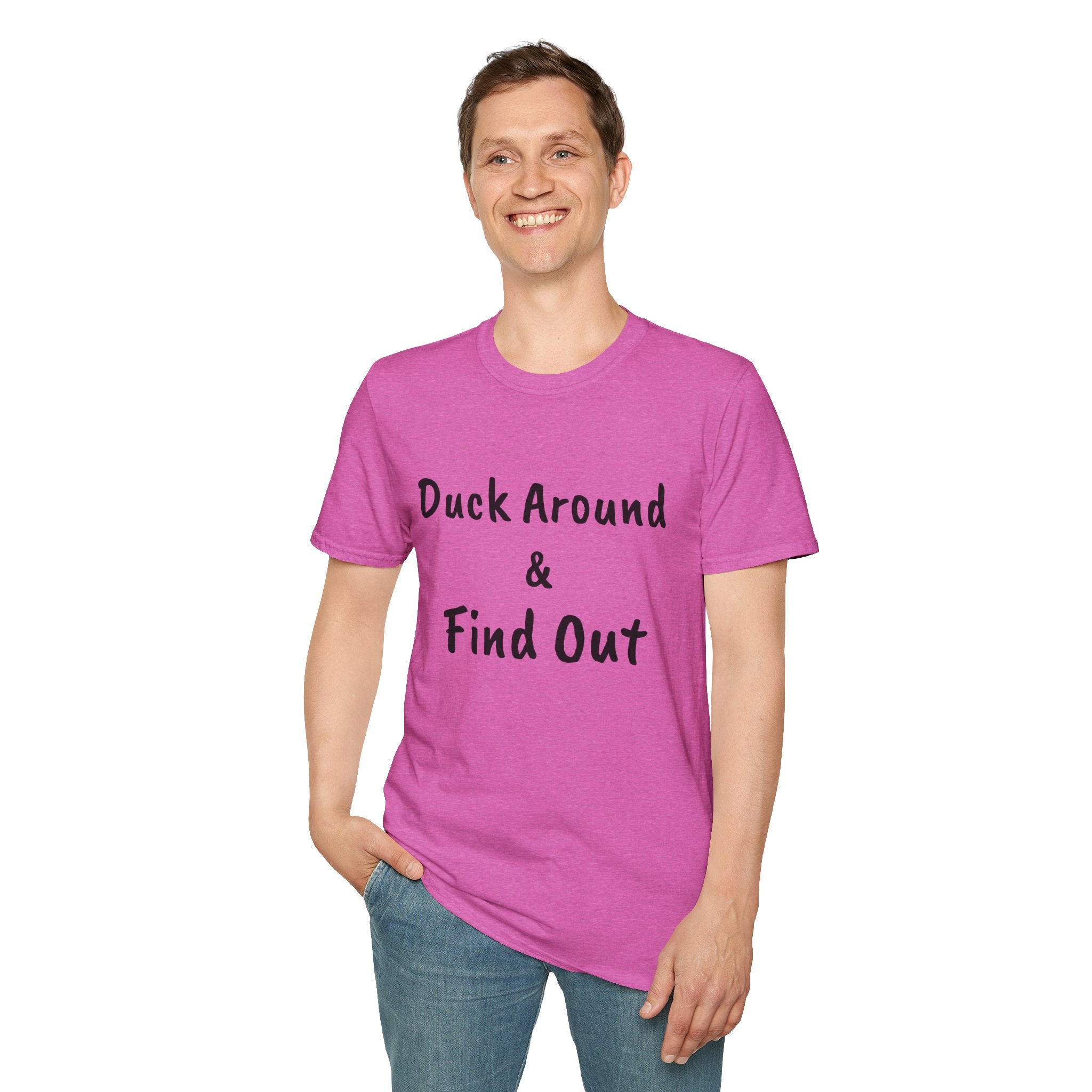 "Duck Around and Find Out" Tee — Women's Softstyle T-Shirt