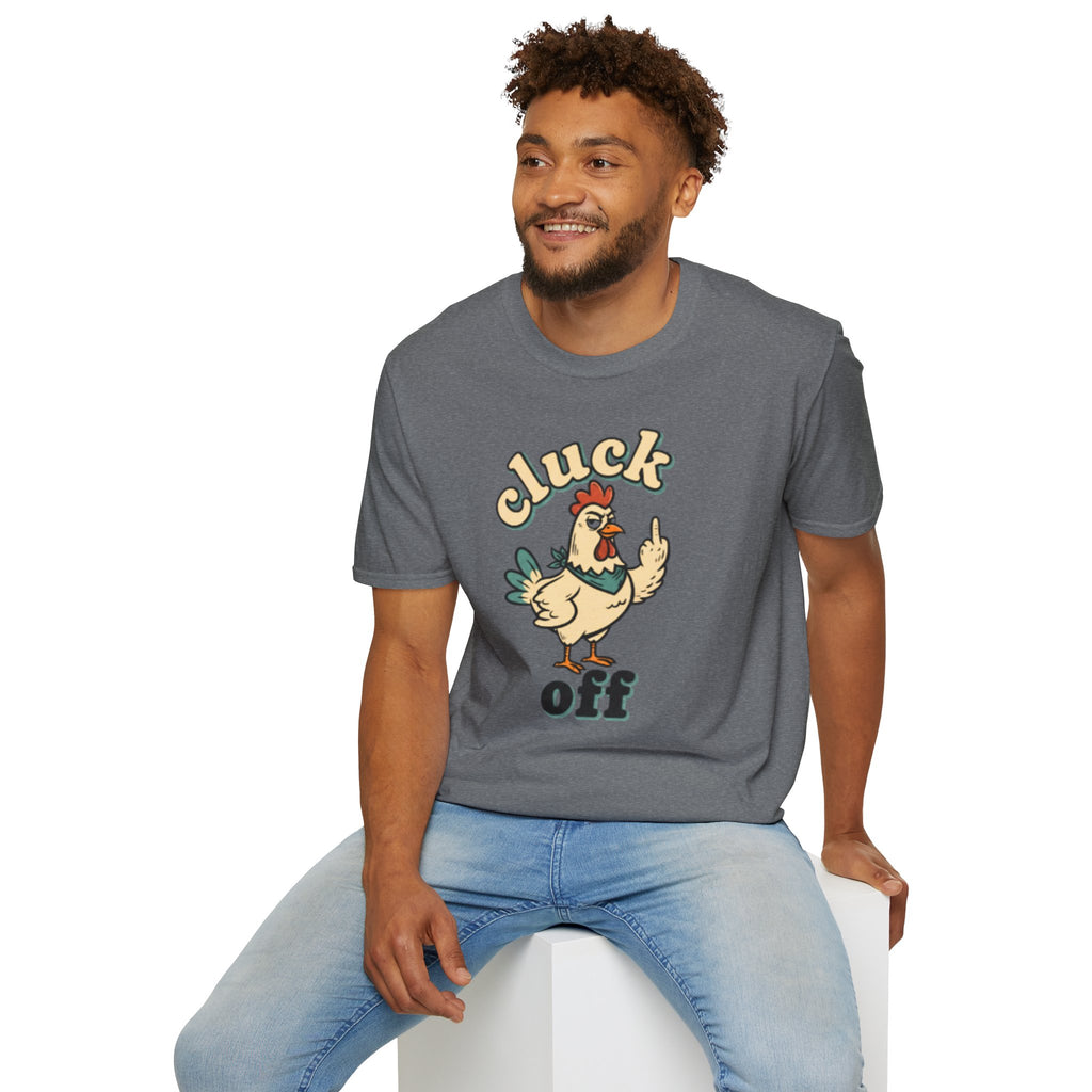 Cluck Off Chicken T-Shirt — Funny Retro Fowl Graphic Tee