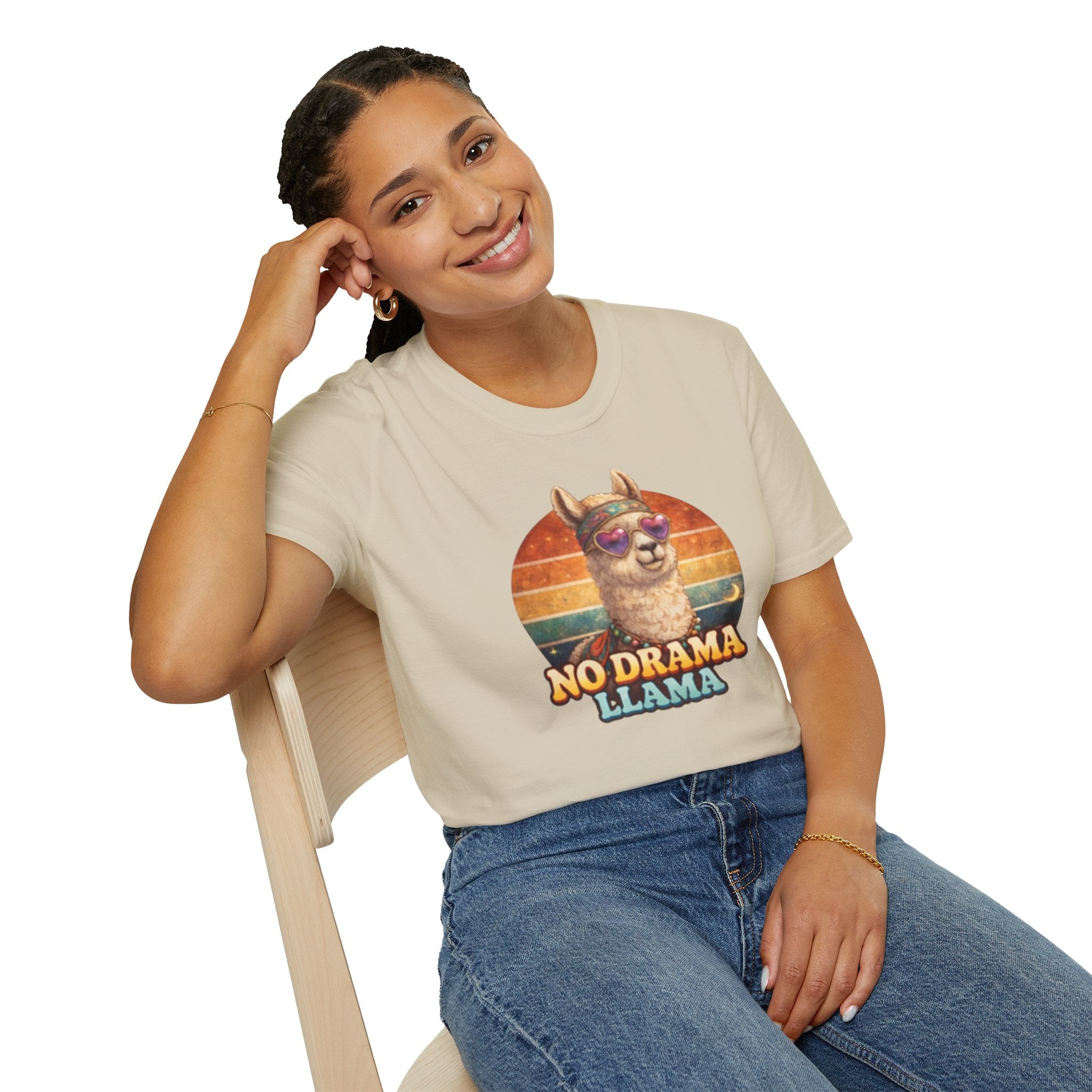 No Drama Llama Unisex Softstyle T-Shirt