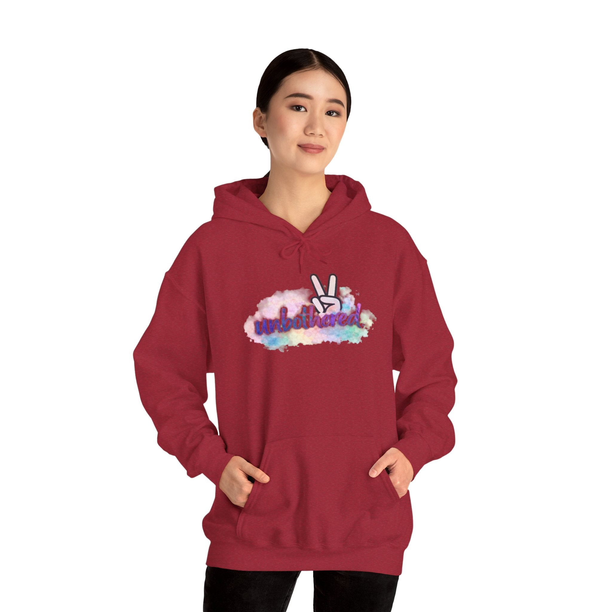 Unbothered Hoodie — Cozy Pullover Sweatshirt for Relaxed Vibes