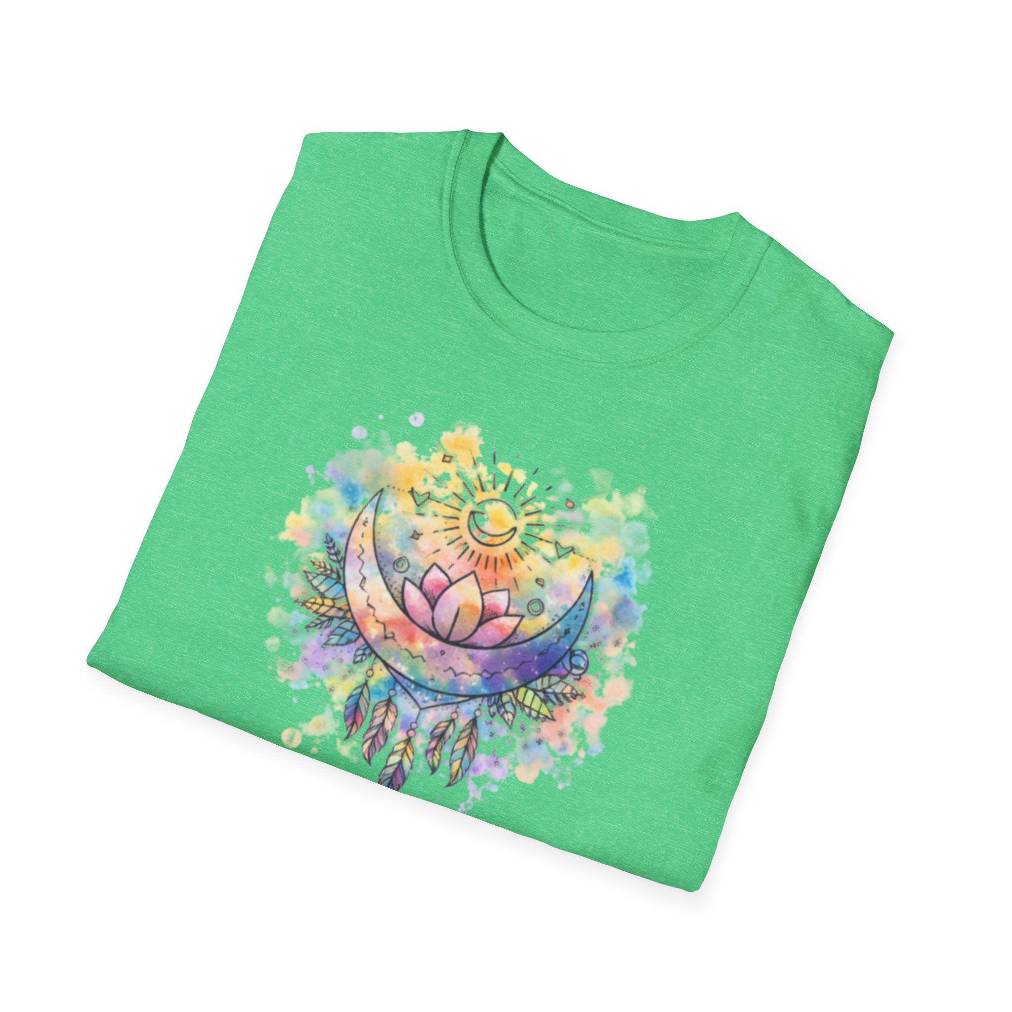 Lotus Dreamcatcher Watercolor T-Shirt — Sun & Feather Spiritual Tee