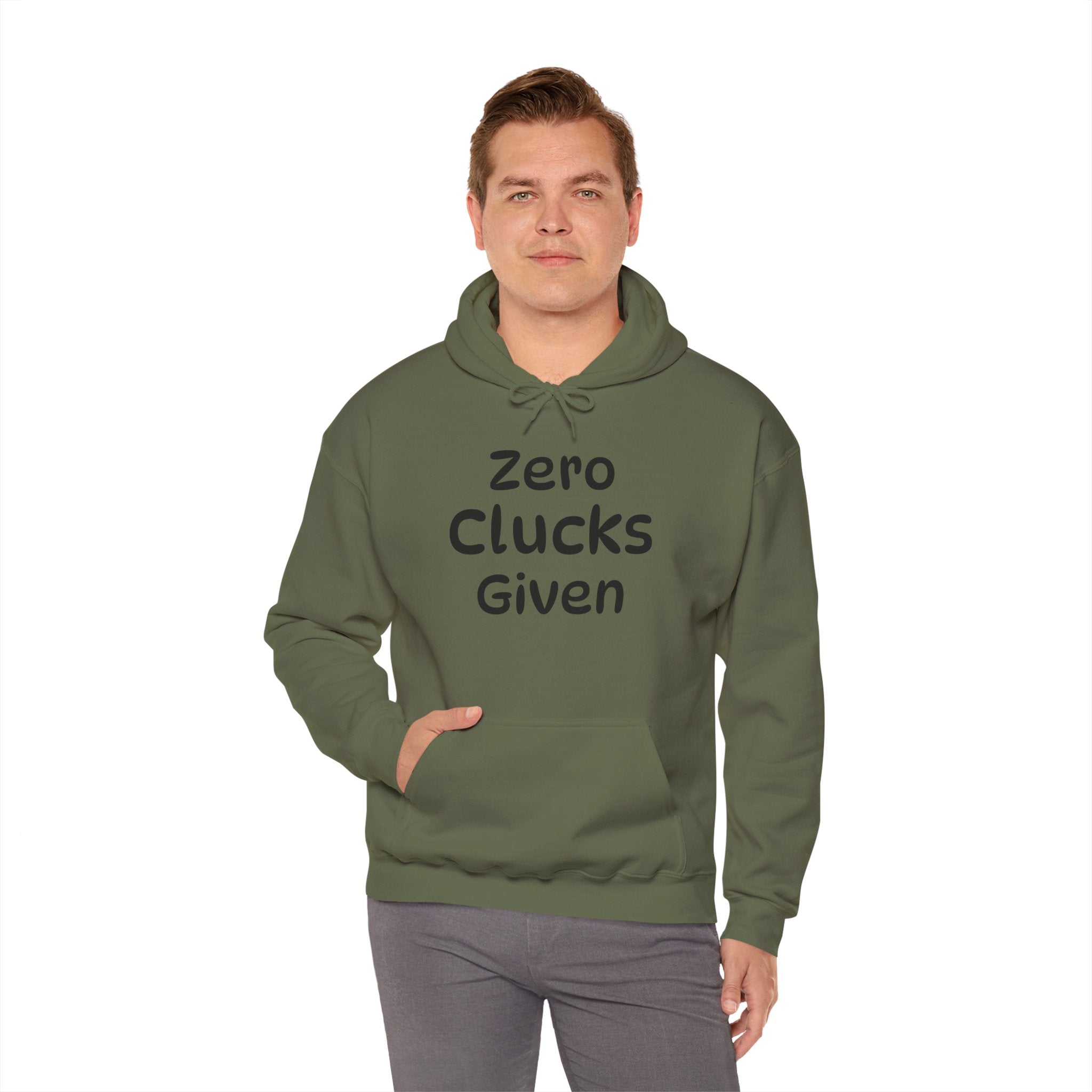 Zero Clucks Given Unisex Heavy Blend™ Hooded Sweatshirt