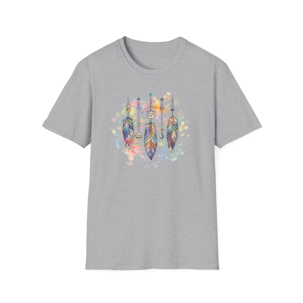 Watercolor Dreamcatcher T-Shirt — Boho Feather Graphic Tee
