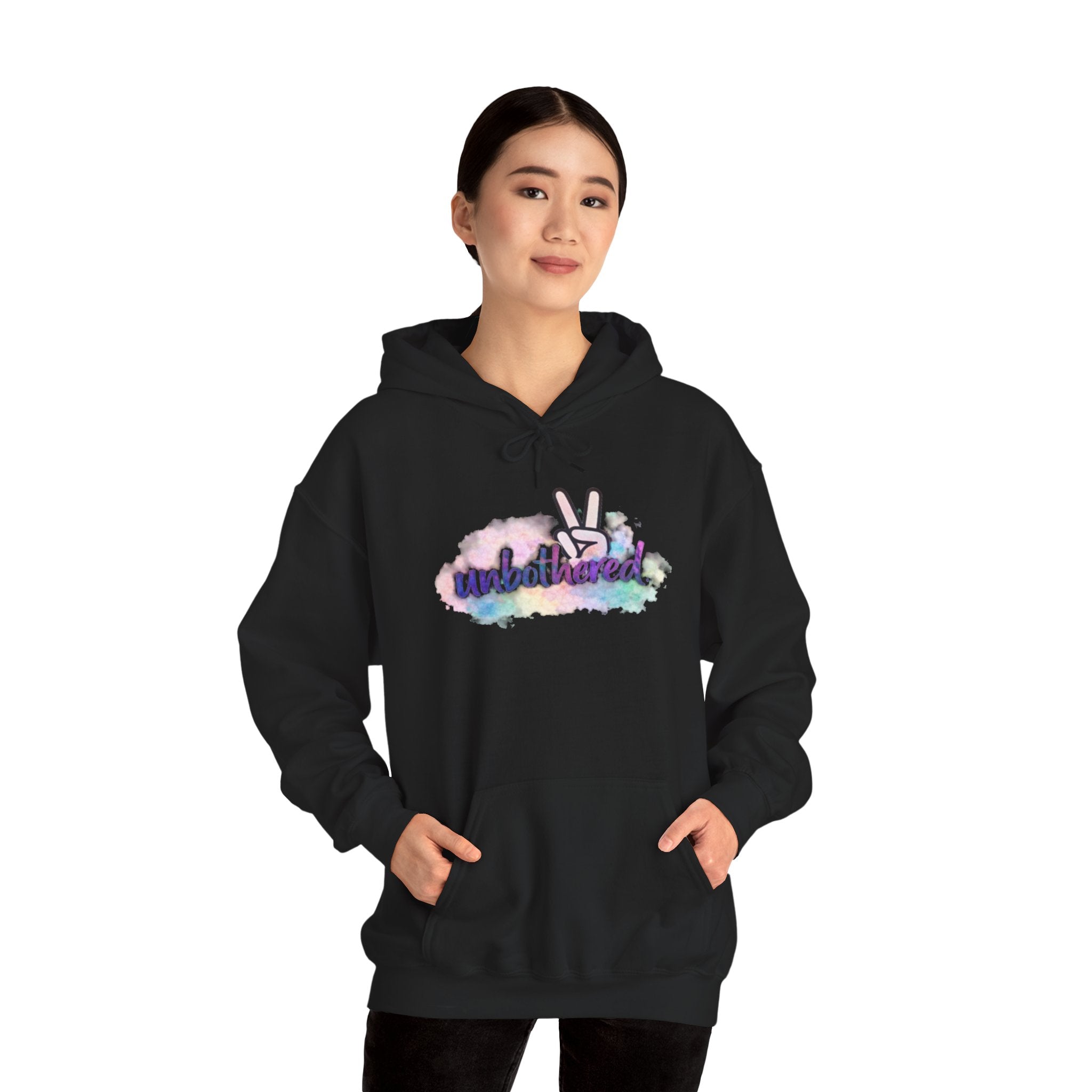 Unbothered Hoodie — Cozy Pullover Sweatshirt for Relaxed Vibes