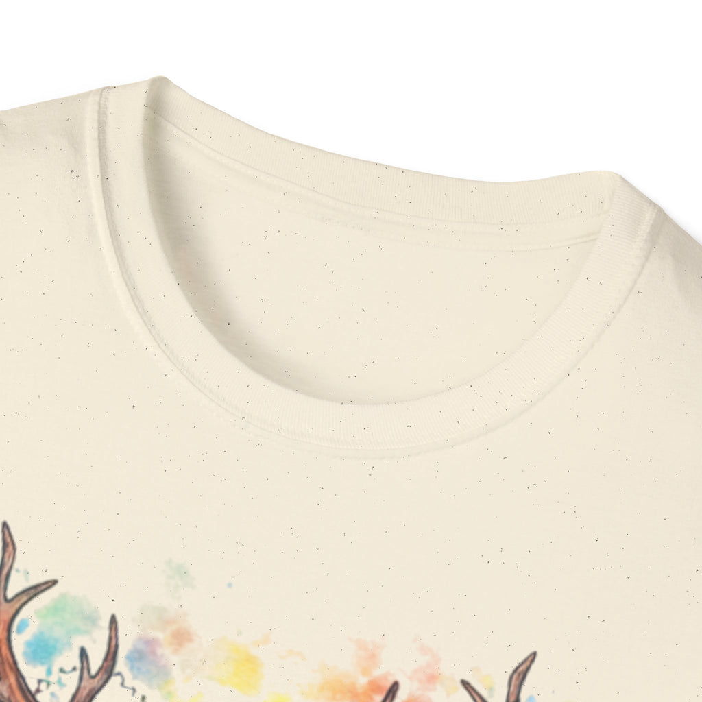 Boho Antler Dreamcatcher Watercolor T-Shirt