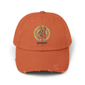 Peace Vintage Distressed Cap — Retro Rainbow Peace Sign Hat
