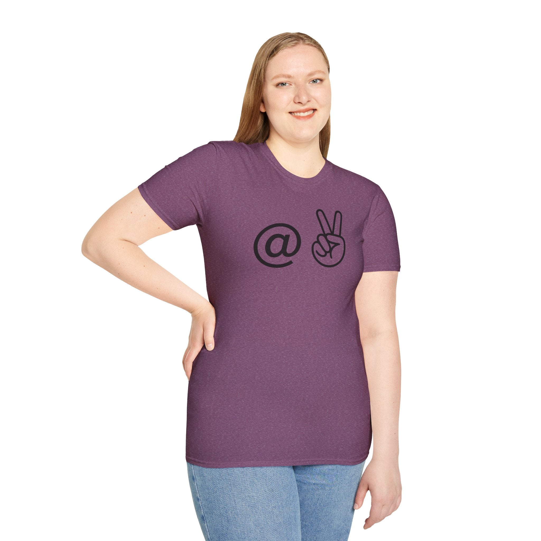 At Peace T-Shirt — Minimalist Graphic Tee