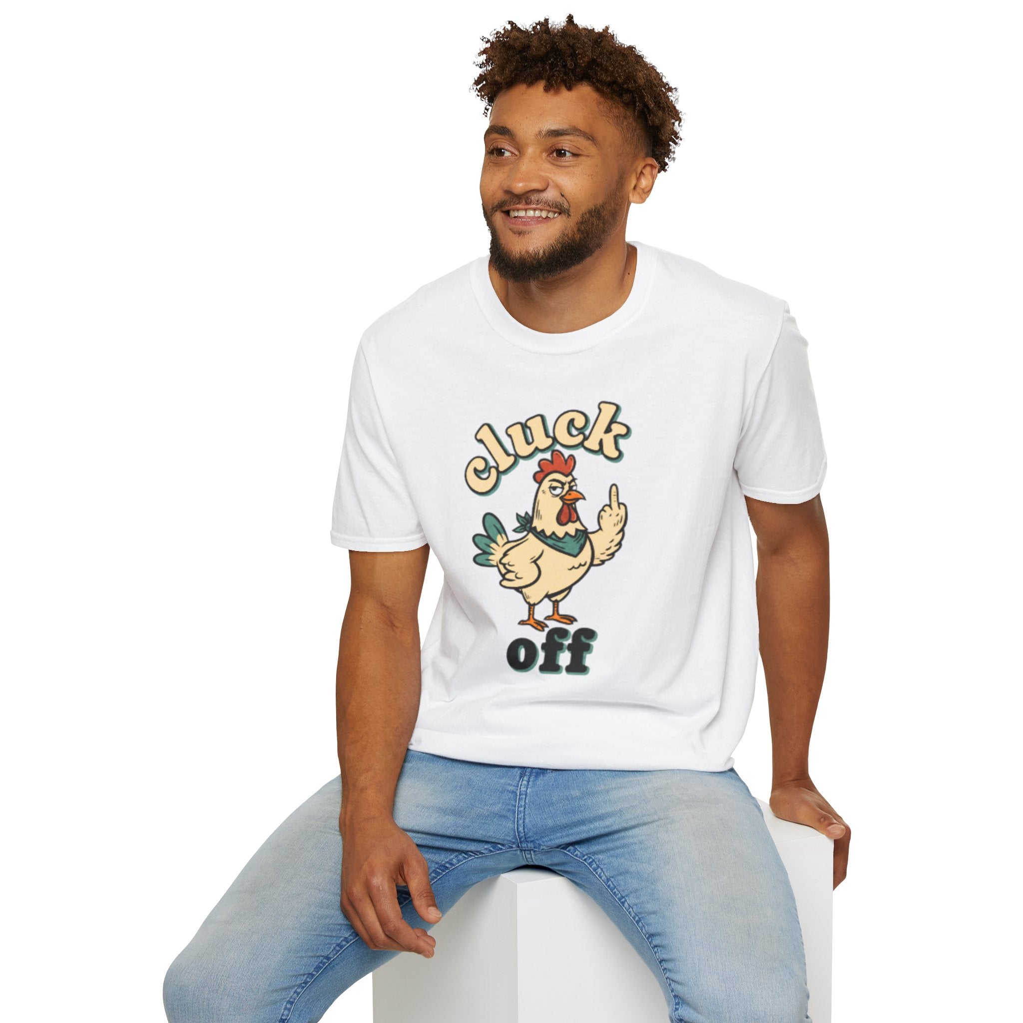 Cluck Off Chicken T-Shirt — Funny Retro Fowl Graphic Tee